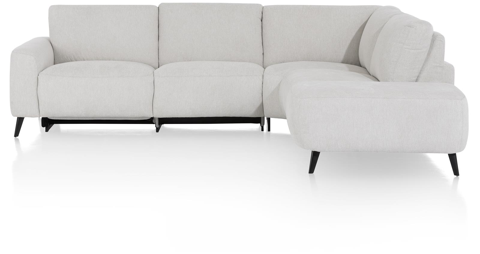 XOOON Wohnlandschaft CARINI 277 x 228 cm in Stoff Vada Elfenbein PG1