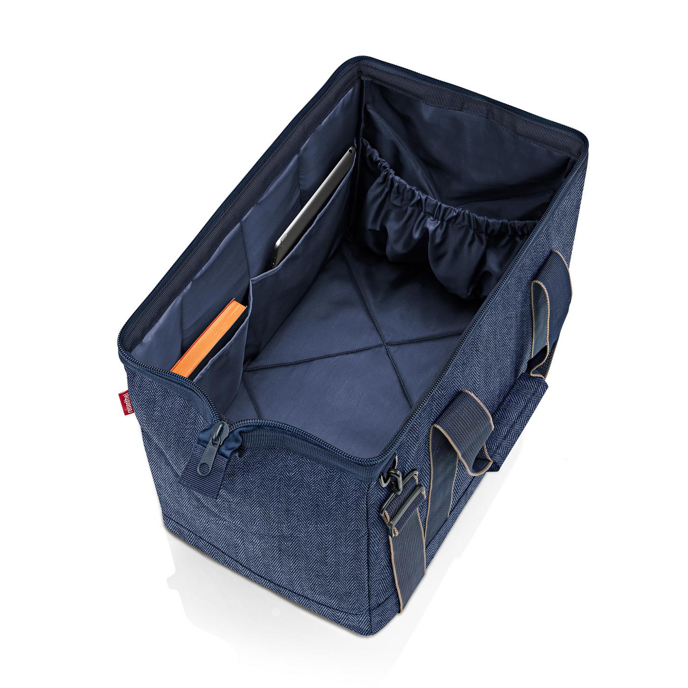 Reisenthel ALLROUNDER L in Farbe herringbone dark blue