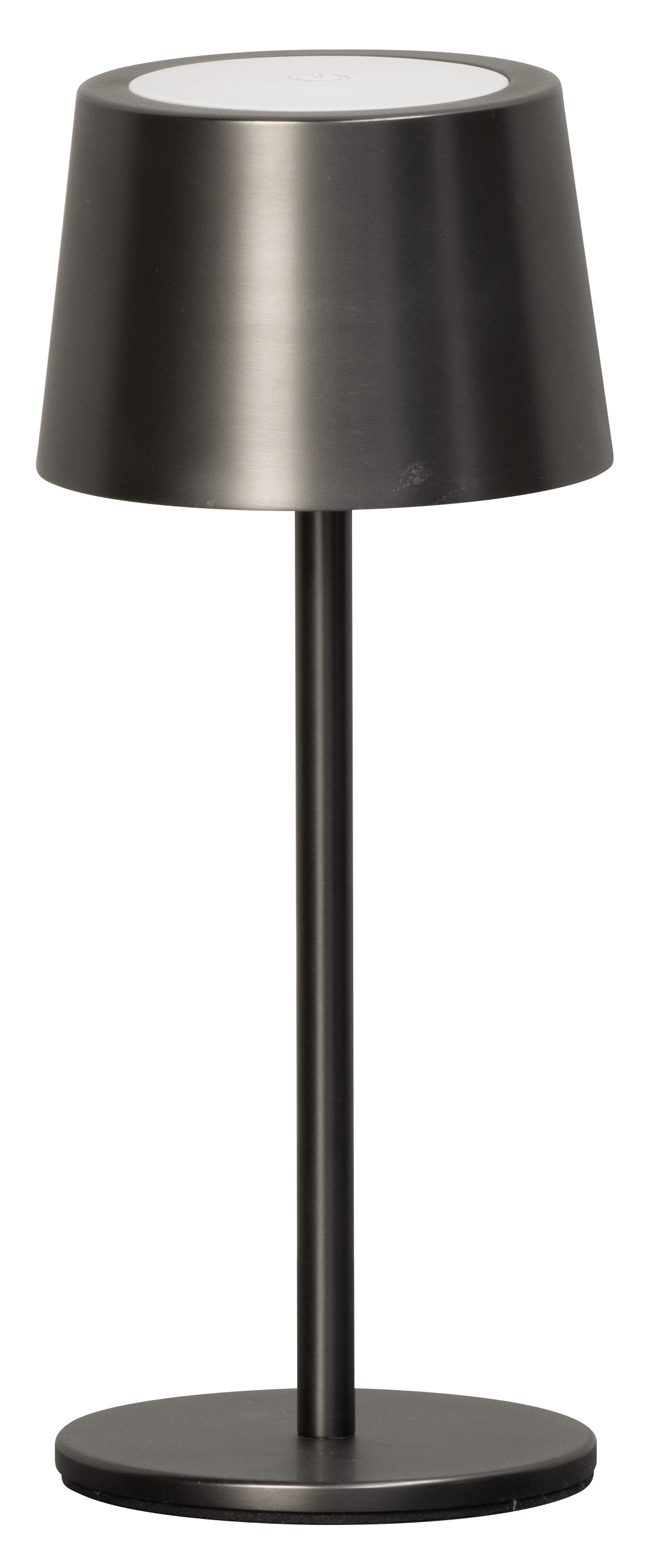 FH Lighting Tischleuchte BELLUNO in gun metall, Akku, USB-Kabel