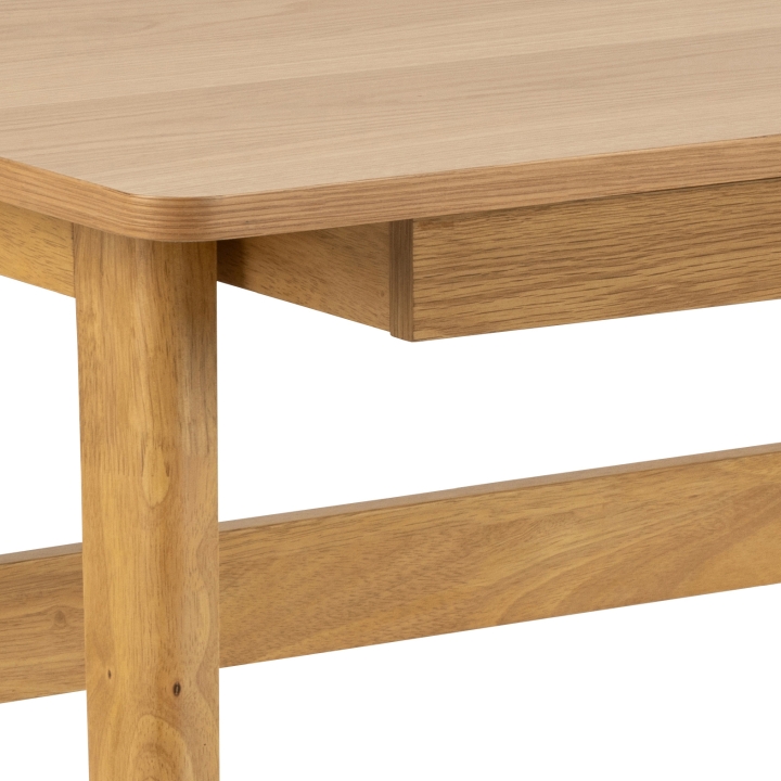 Actona Schreibtisch BARNETT ca. 120x60cm in Eiche Nachbildung/Eiche matt gebeizt