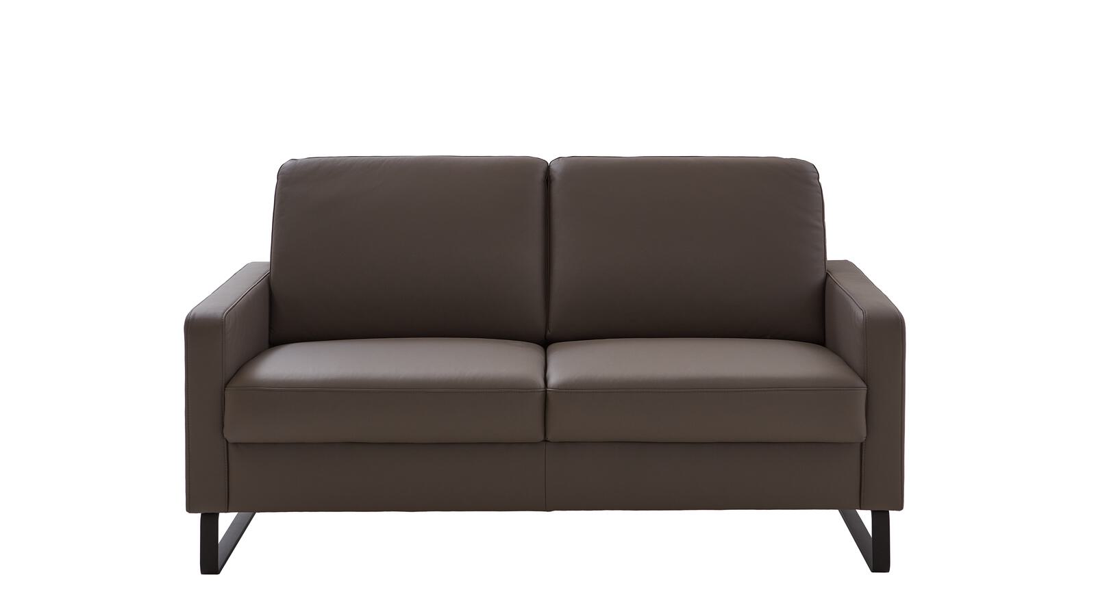 Carina Polstermöbel Sofa 2,5-sitzig ANUK in Leder Soft-Line elephant
