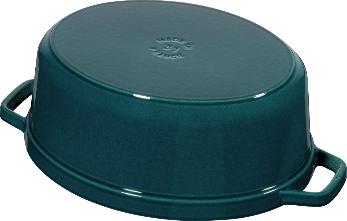 staub La Cocotte Bräter 31cm oval in La-Mer