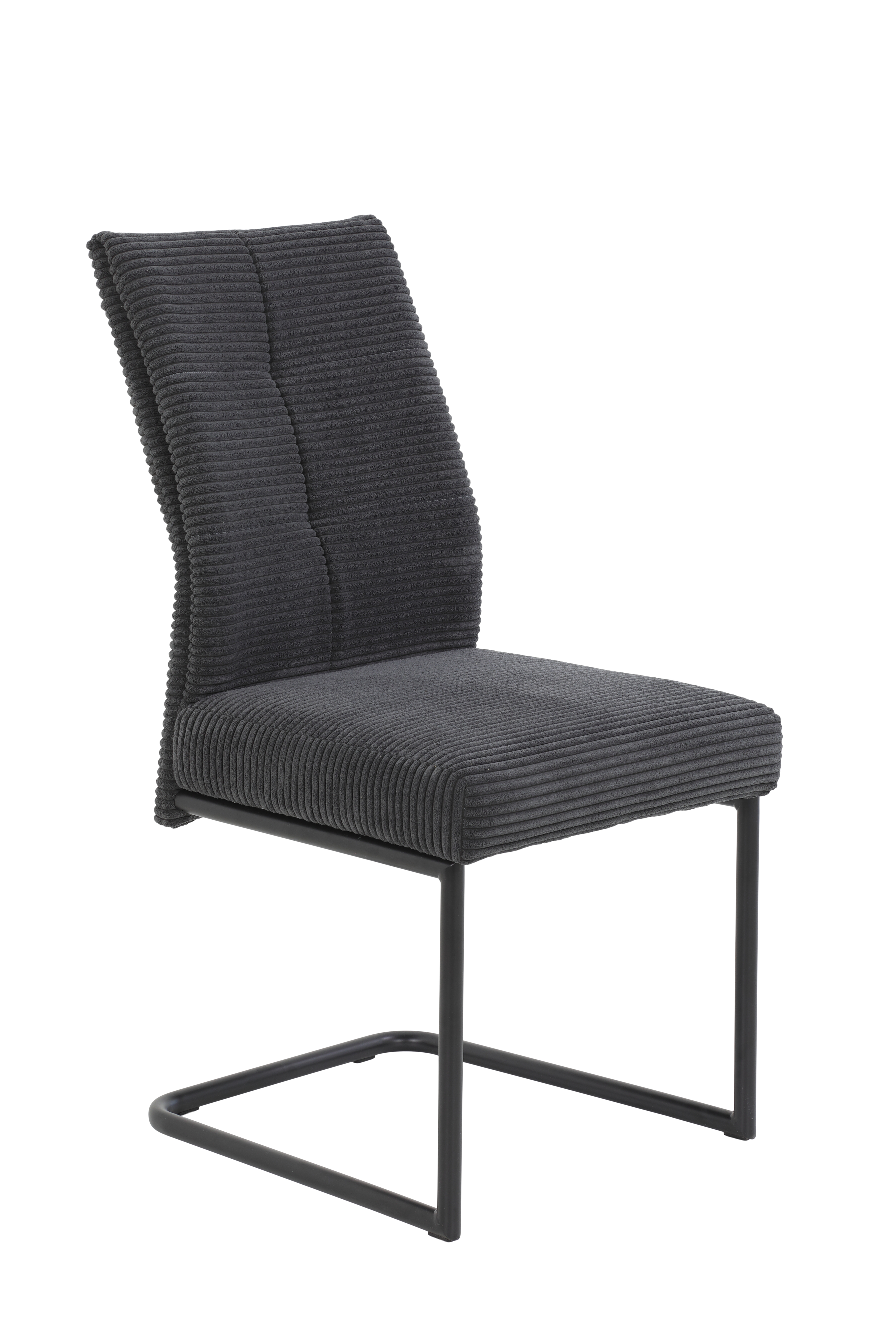 Schwingstuhl ca. B50 H99 T65 cm in 28 Breitcord quer anthrazit Schwingstuhl ca. B50 H99 T65 cm in 28 Breitcord quer anthrazit