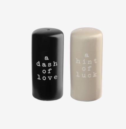 ASA Selection Salz-/ Pfeffersteuer-Set HEY! in Farbe mehrfarbig matt, Zylinder, Flasche