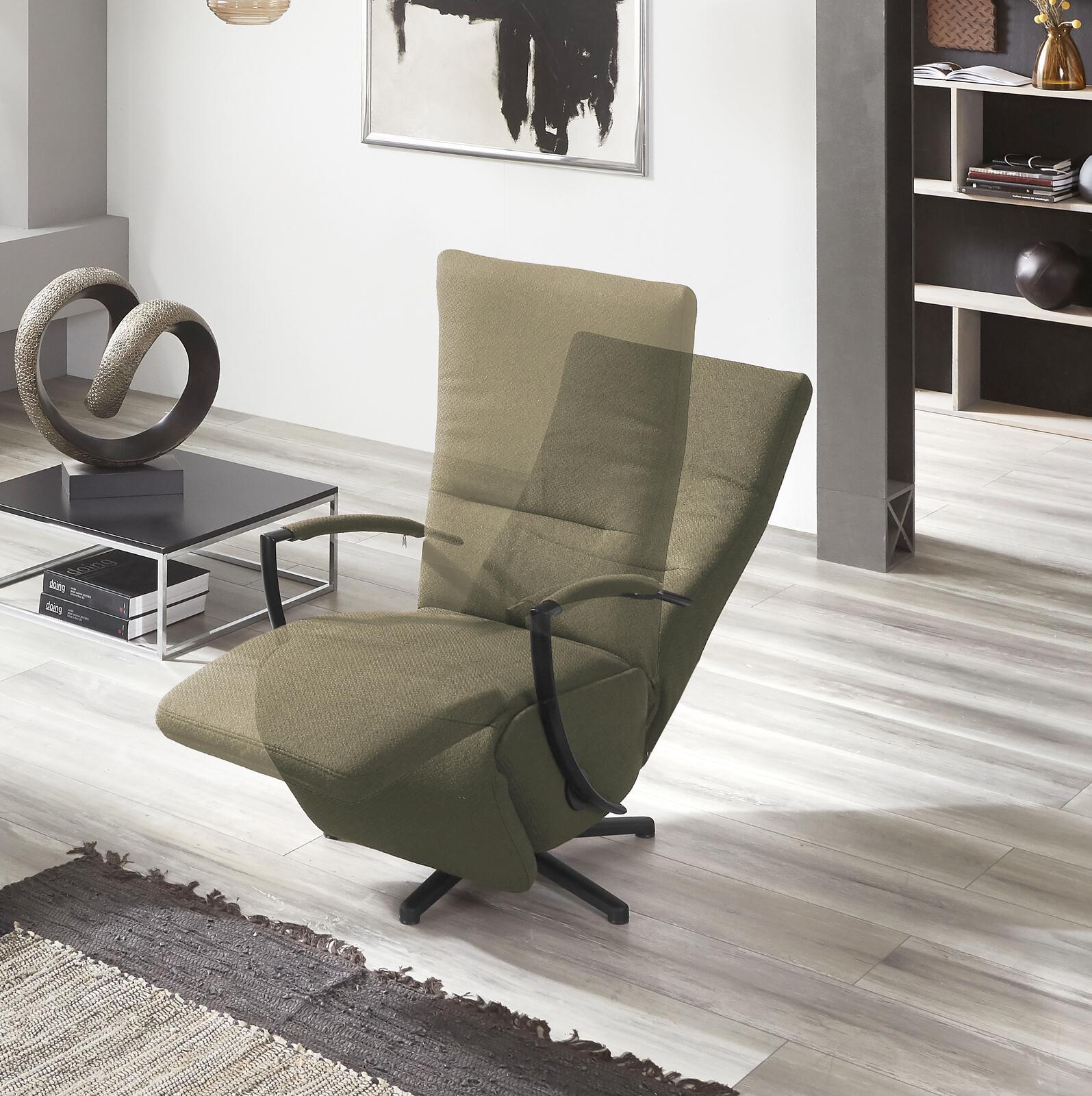 Poco Drehsessel Relaxline 3 in Stoff Amsterdam khaki, Moebel, Stuhl, Drinnen, Malerei, Teppich