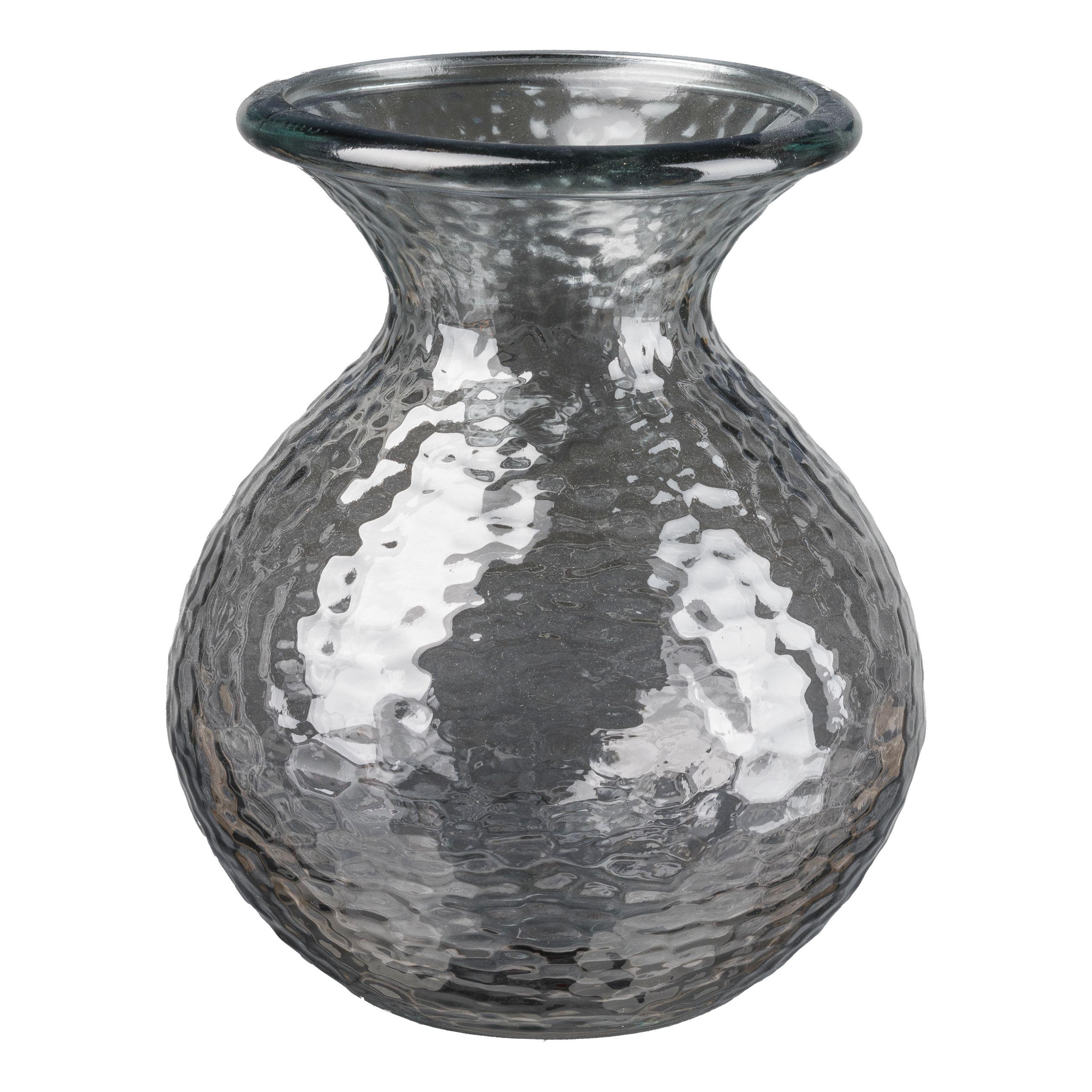 Kugelvase PARADISE 15x18,5cm PARADISE in Grau Gasper Glas Kugel Vase PARADISE in grau