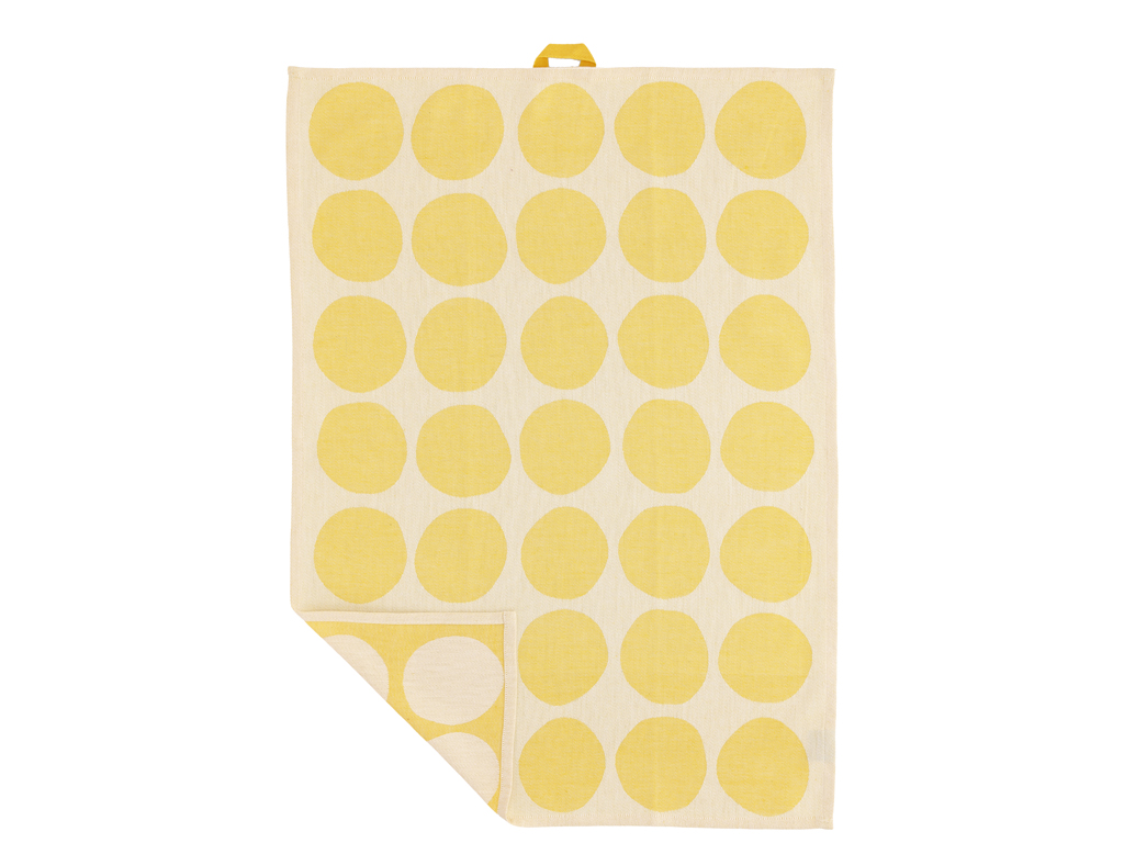 F&H Geschirrtuch  BUBBLES in Farbe Gelb