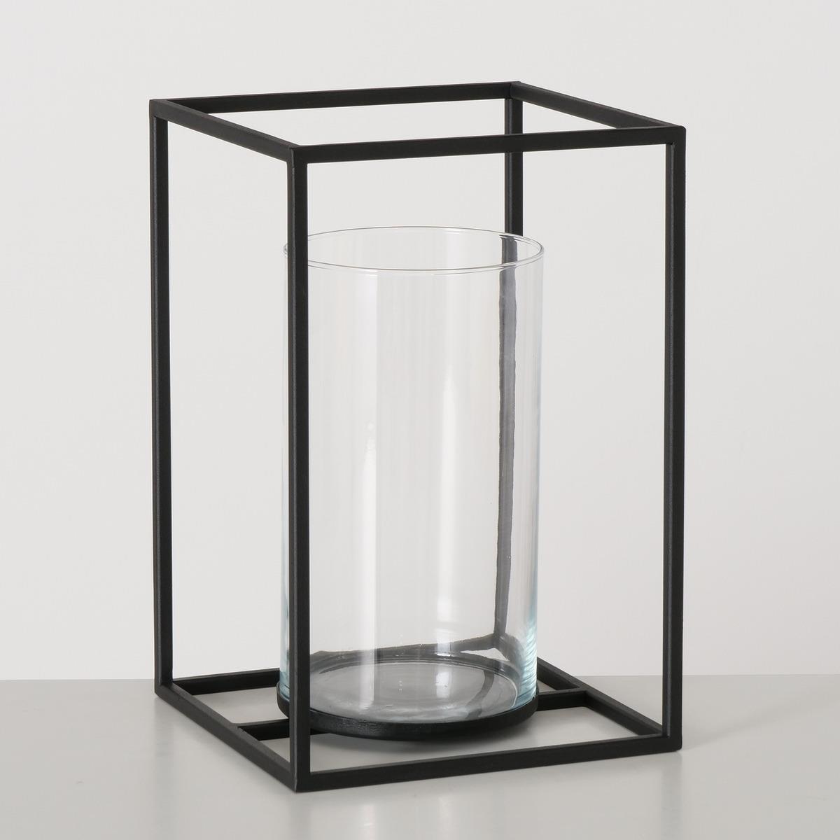 Boltze Windlicht Quantum QUANTUM  in Glas/Metall