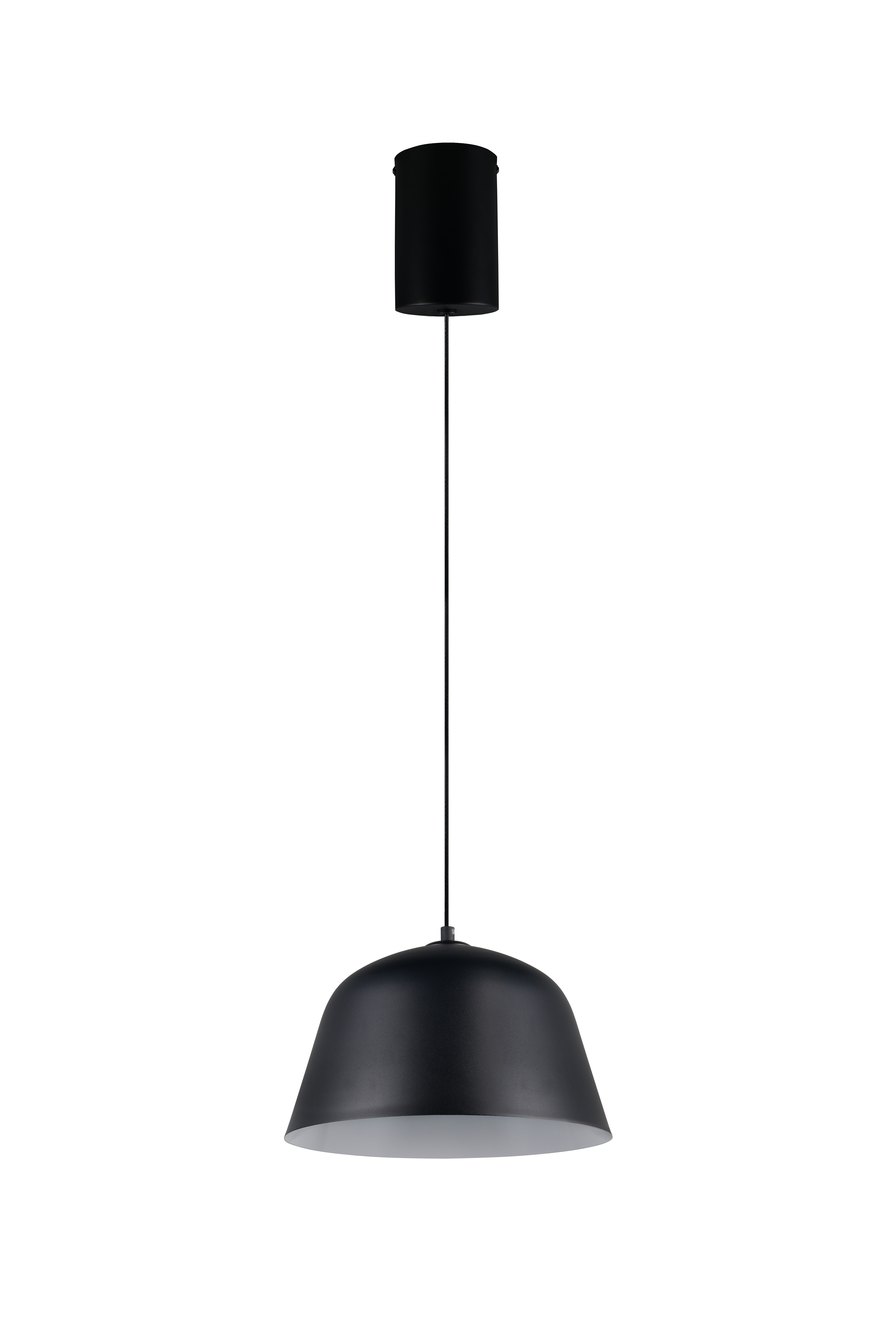 Reality Leuchten Pendelleuchte TOVA in schwarz matt, Metall schwarz, Lampe, Lampenschirm