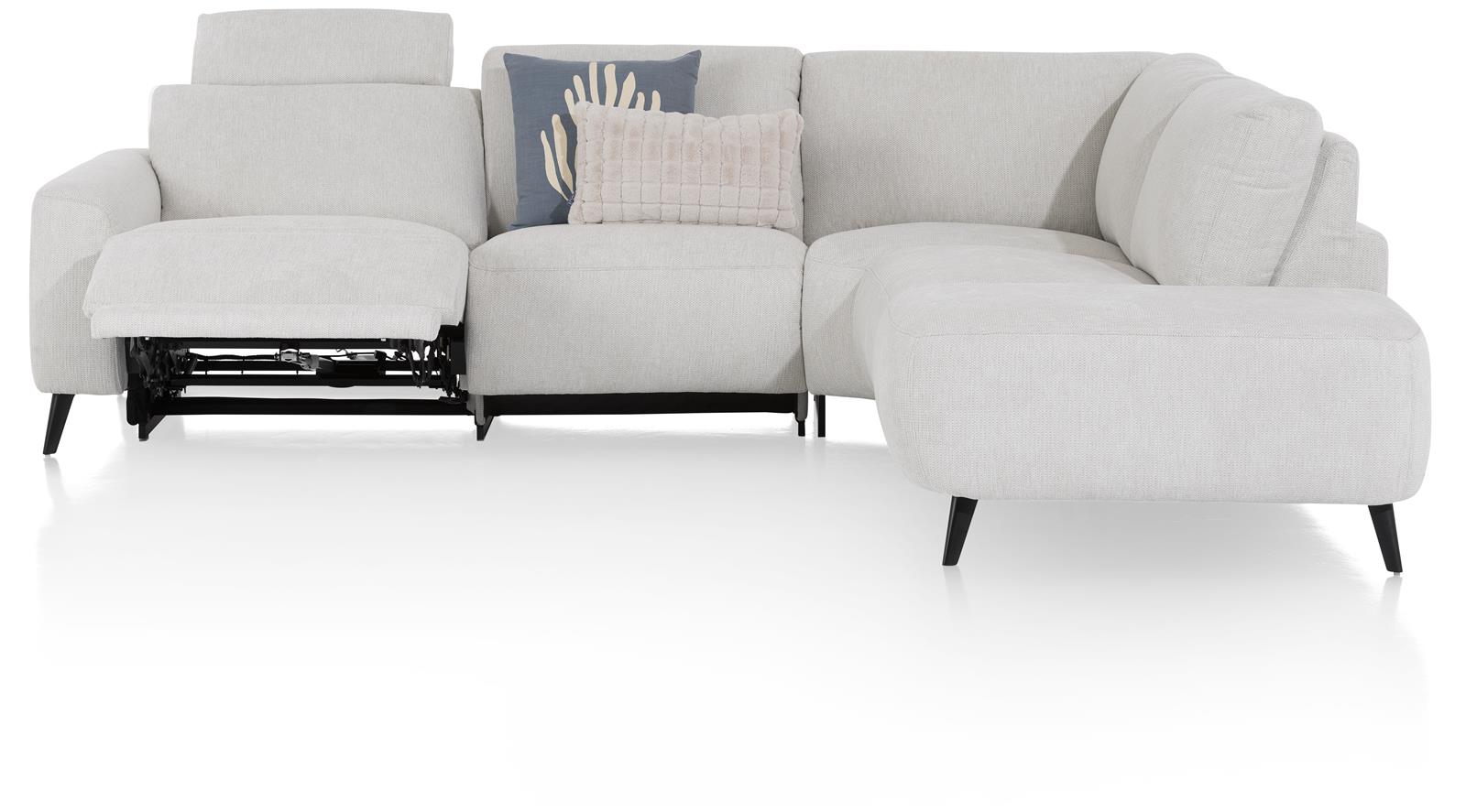 XOOON Wohnlandschaft CARINI 277 x 228 cm in Stoff Vada Elfenbein PG1