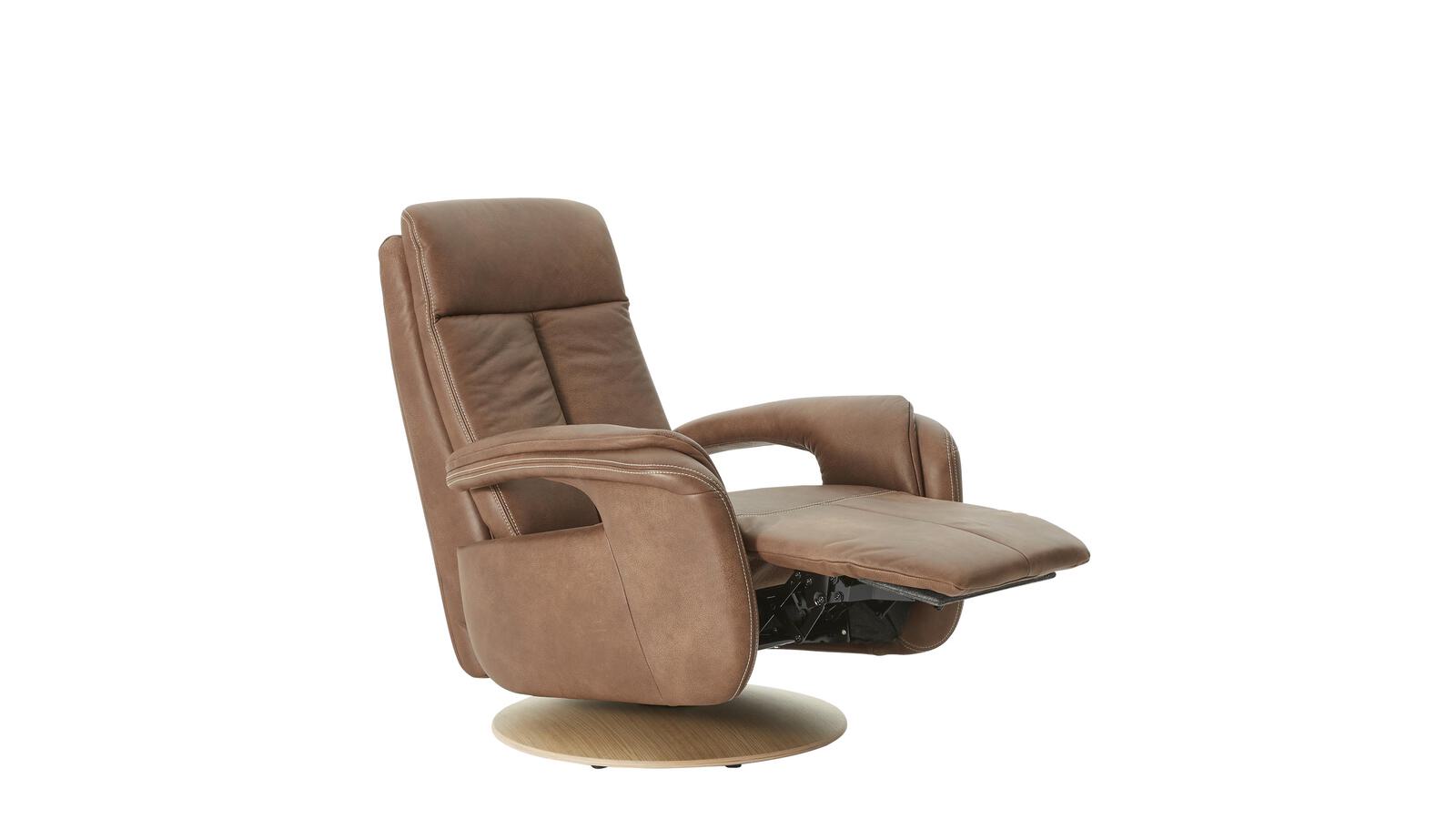 Modulmaster TV-Sessel MM-PN1035 in Leder Aurelia chai