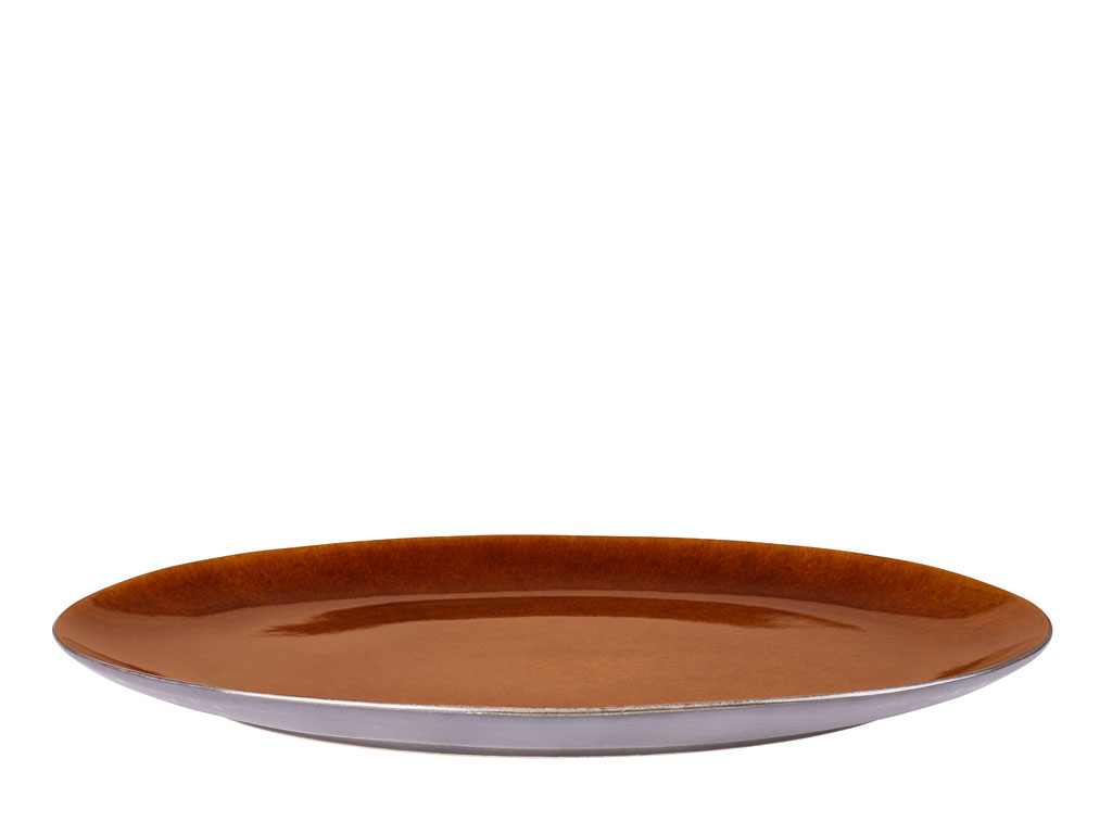 BITZ Platte in Farbe schwarz/amber