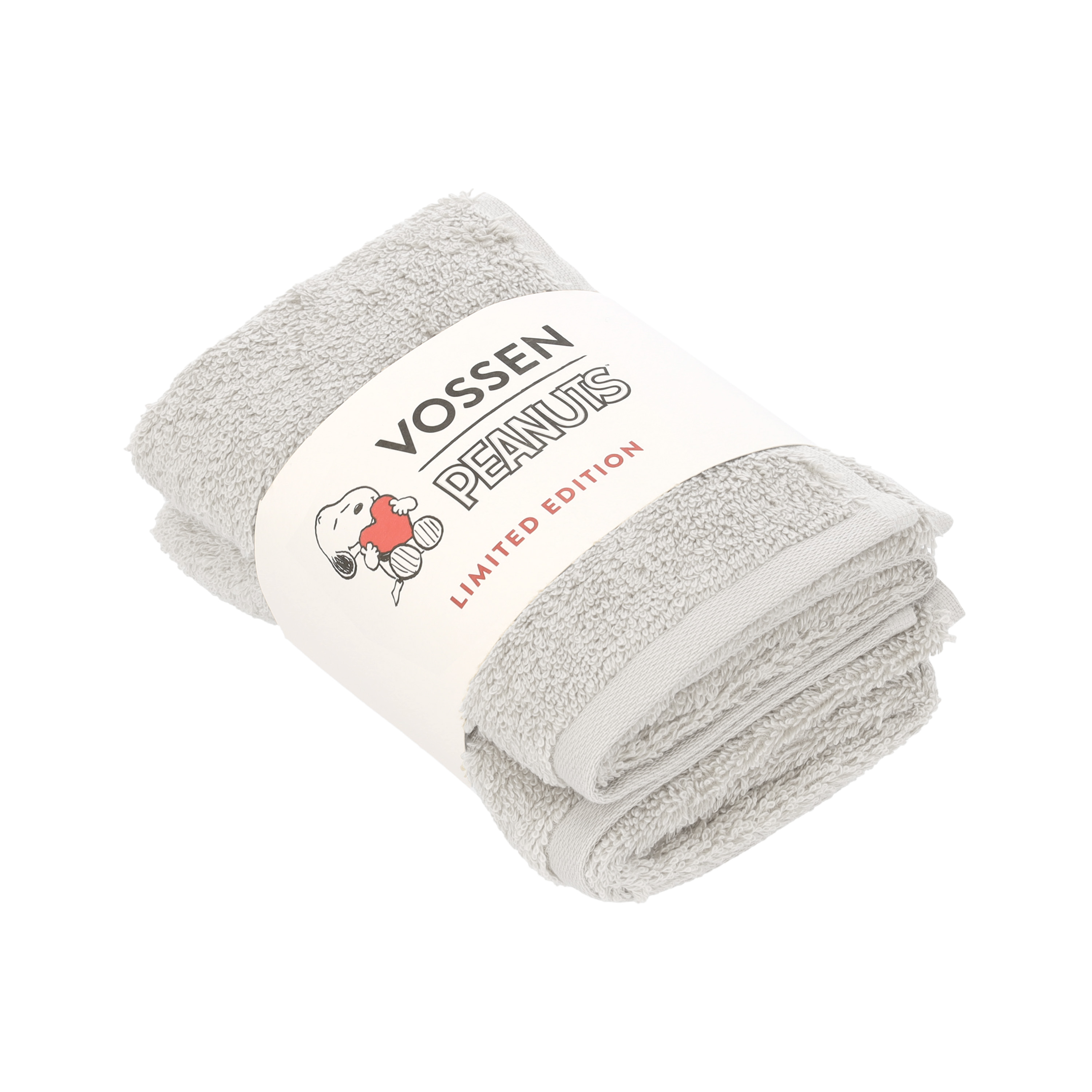 Vossen Gästetuch Sleepy Snoopy ca. 30x50cm in Farbe pearl grey, Badetuch, Handtuch