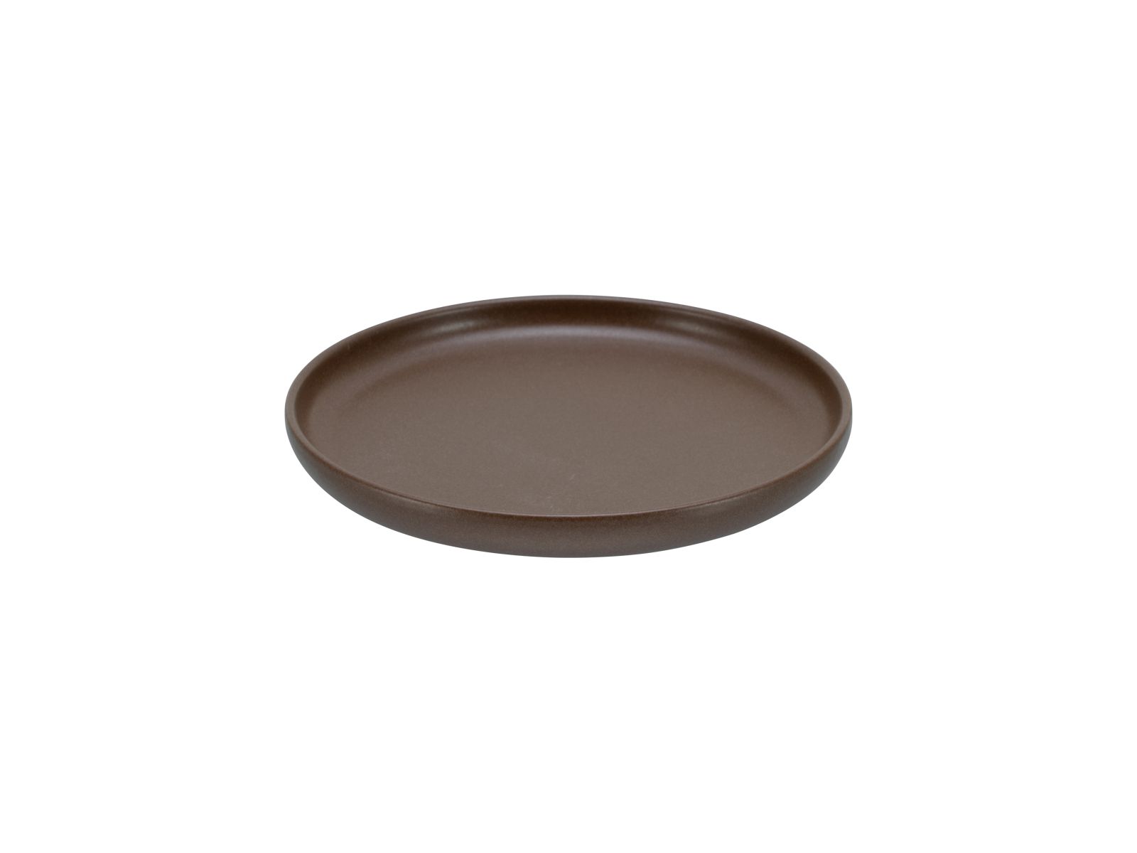 CreaTable Brotteller Uno in Farbe Terra seidenmatt, Teller, Tablett