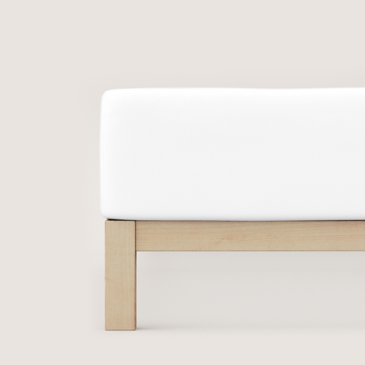 Schlafgut Pure Boxspring Spannbettlaken ca. 140x200-160x220cm in Farbe Full-White