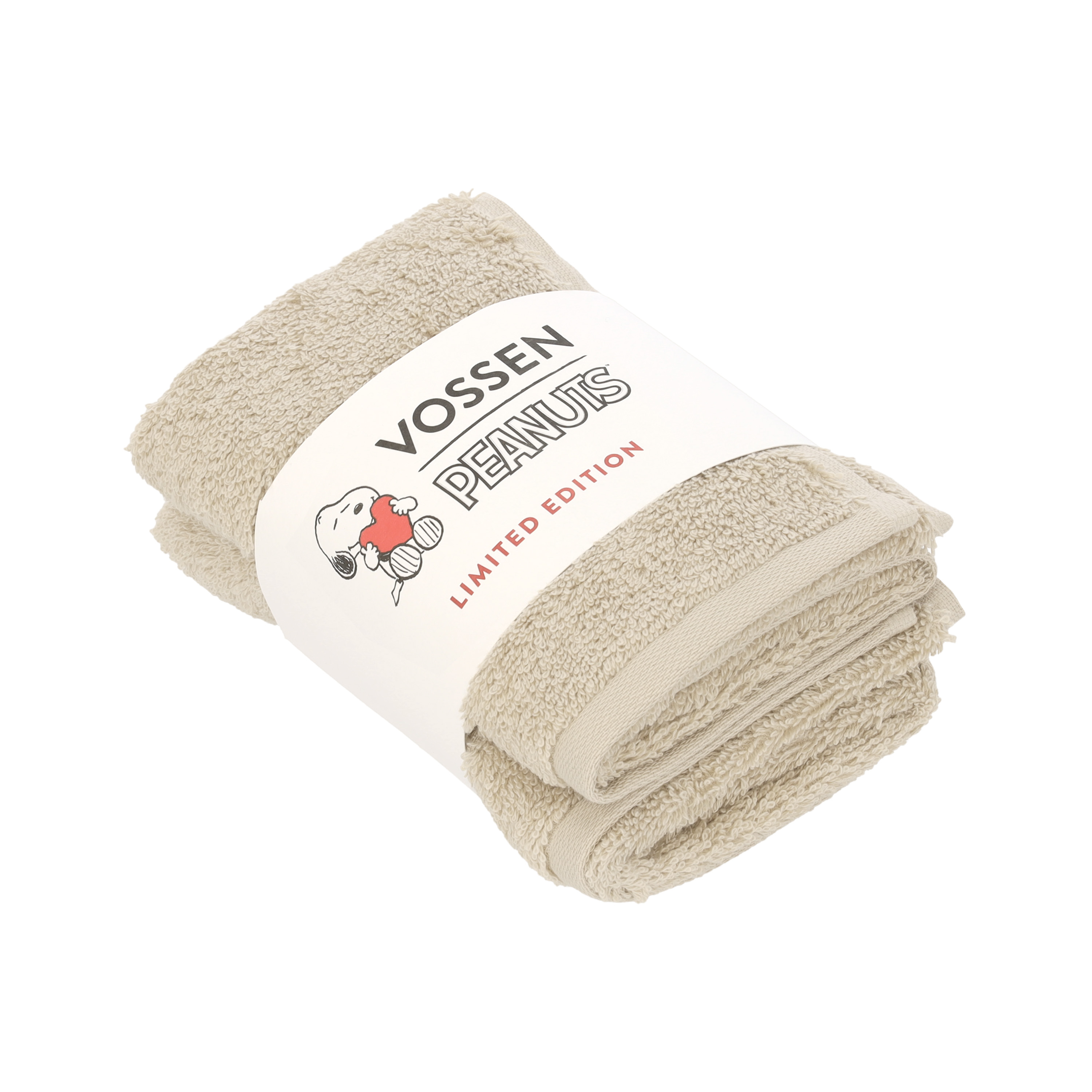 Vossen Gästetuch Sleepy Snoopy ca. 30x50cm in Farbe tibet, Badetuch, Handtuch