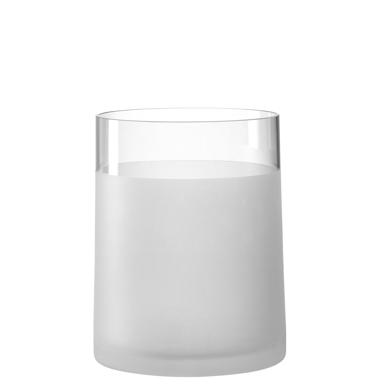 Leonardo Vase Novara 19cm in Farbe satiniert