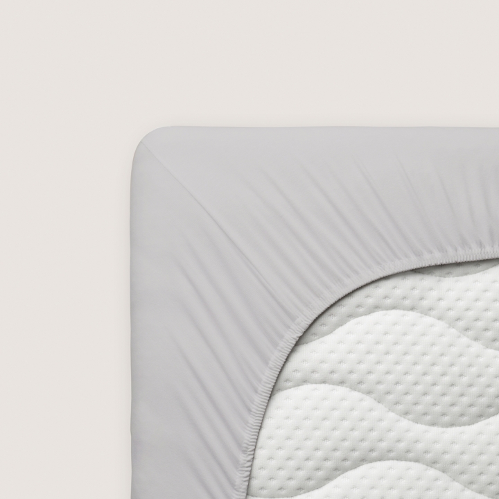 Schlafgut Pure Spannbettlaken ca. 180x200-200x220cm in Farbe Grey Light