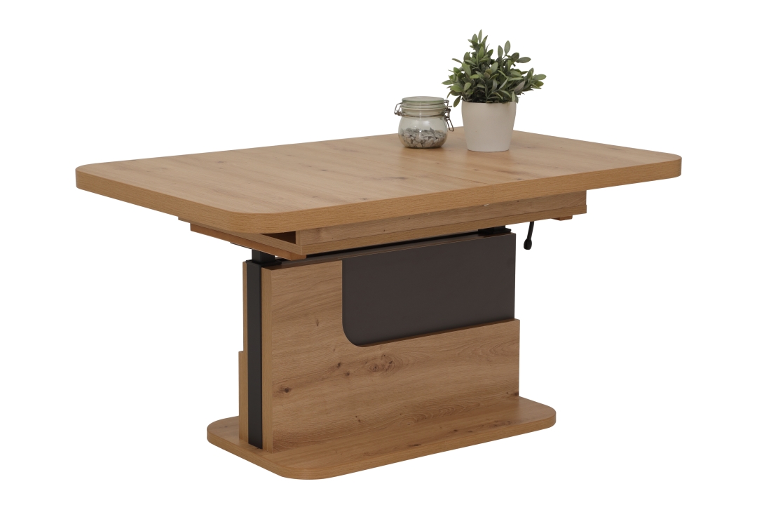 Hela Couchtisch HERBERT ca. 110 x 70 cm in Artisaneiche/anthrazit
