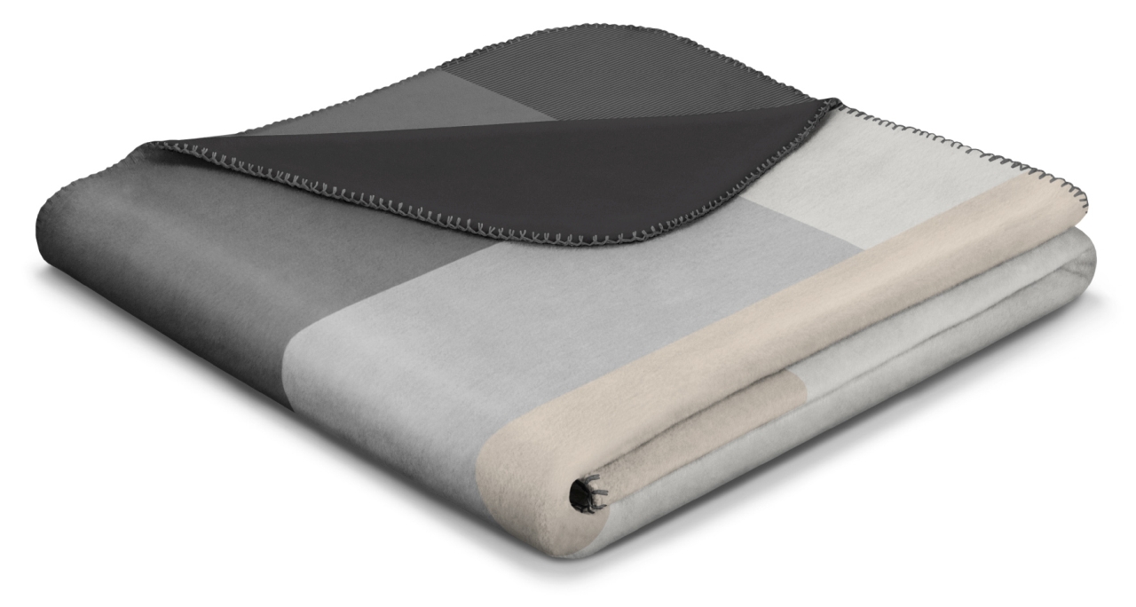 Biederlack Decke ca. 150x200cm in Farbe Black Part, Decke, Zubehör, Tasche, Handtasche