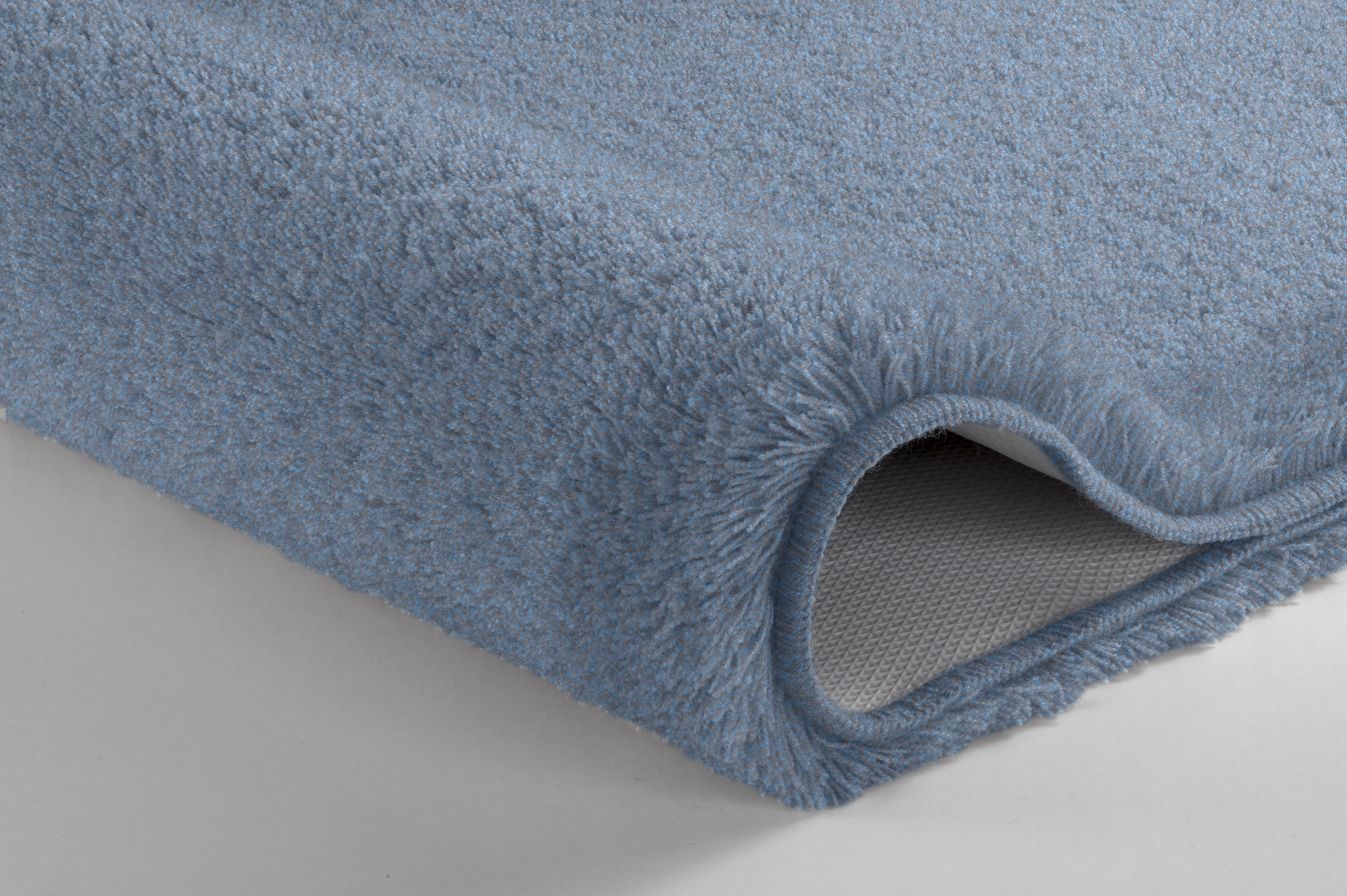 Kleine Wolke Badteppich RELAX ca. 60x100cm in Farbe Stahlblau