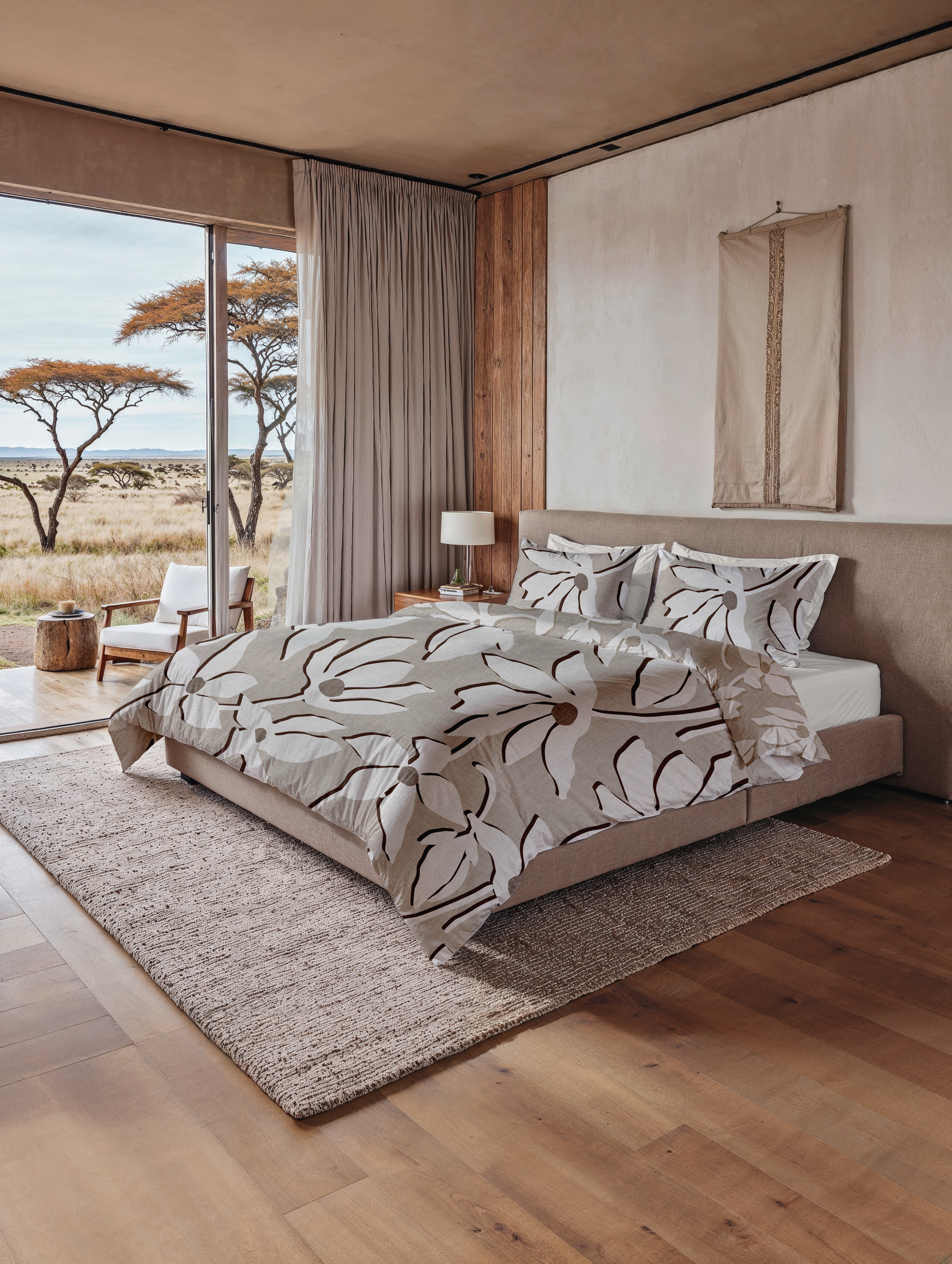 Heckettlane Bettwäsche ca. 155x220cm in Farbe Safari-Sand