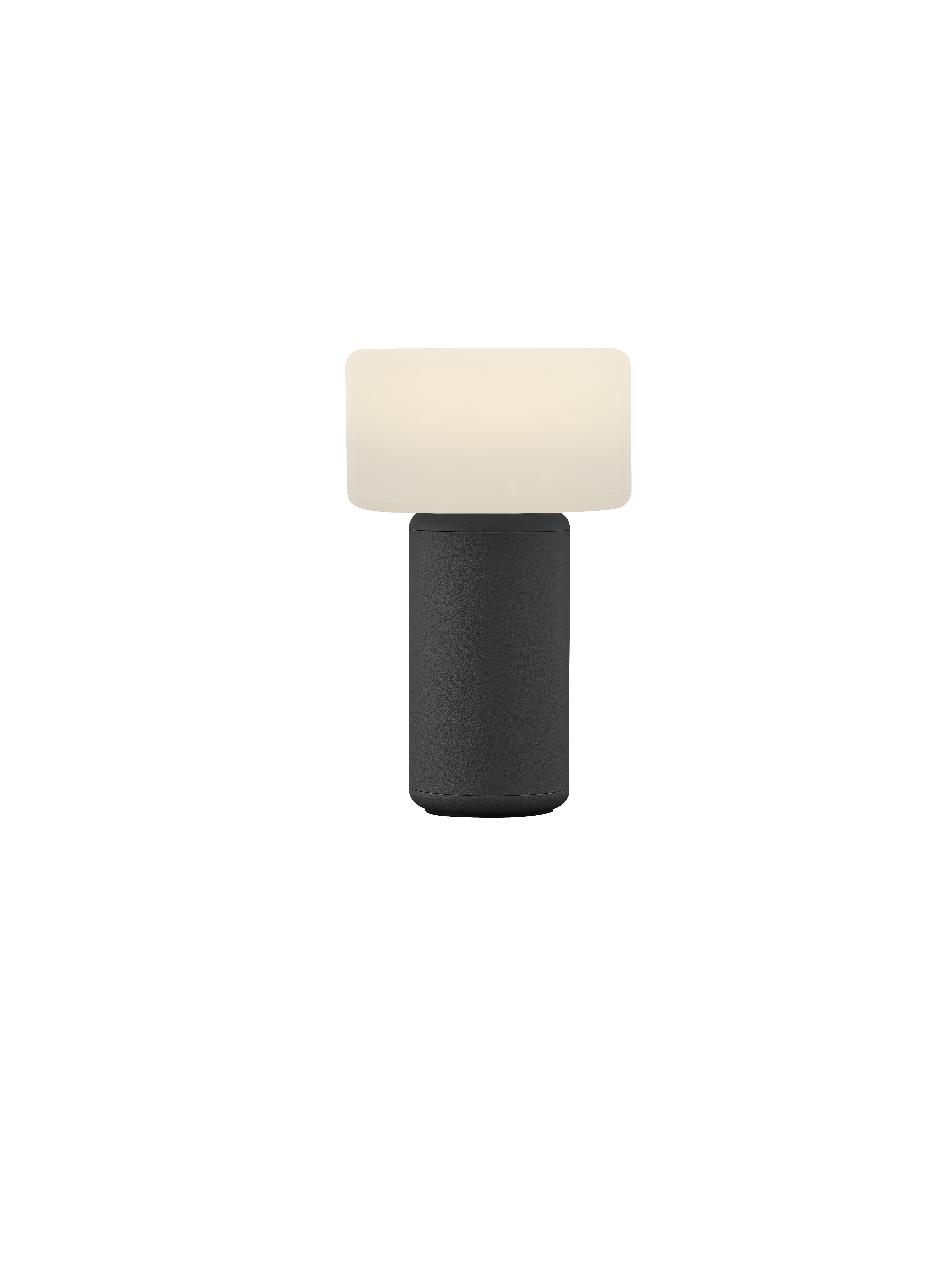 B-Leuchten LED-Akkuleuchte TINY in schwarz mit Tastdimmer