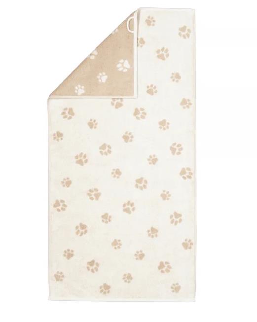Cawö Duschtuch 80x150 cm WE LOVE DOG in 33 natur/beige