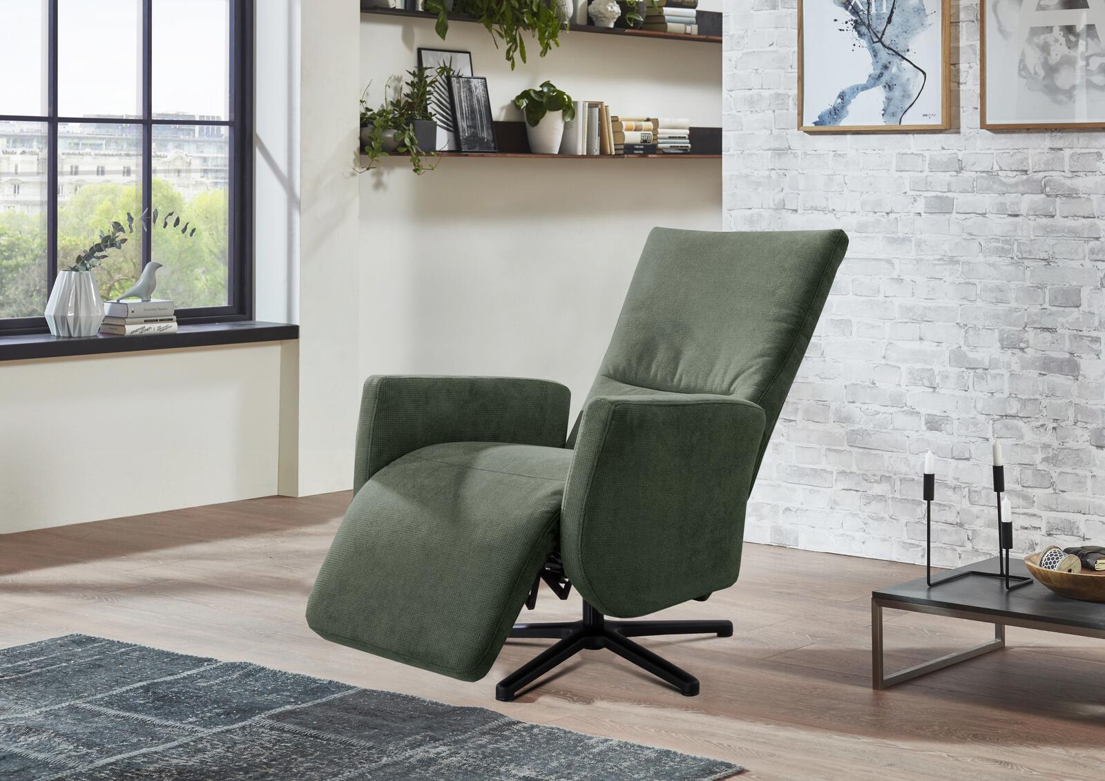 Poco Drehsessel Relaxline 1 in Stoff Paris jungle, Moebel, Stuhl, Sessel, Drinnen