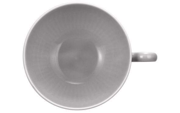 Seltmann Weiden Teeobertasse 0,22 l Amina 3 Silbergrau , Untertasse, Tasse