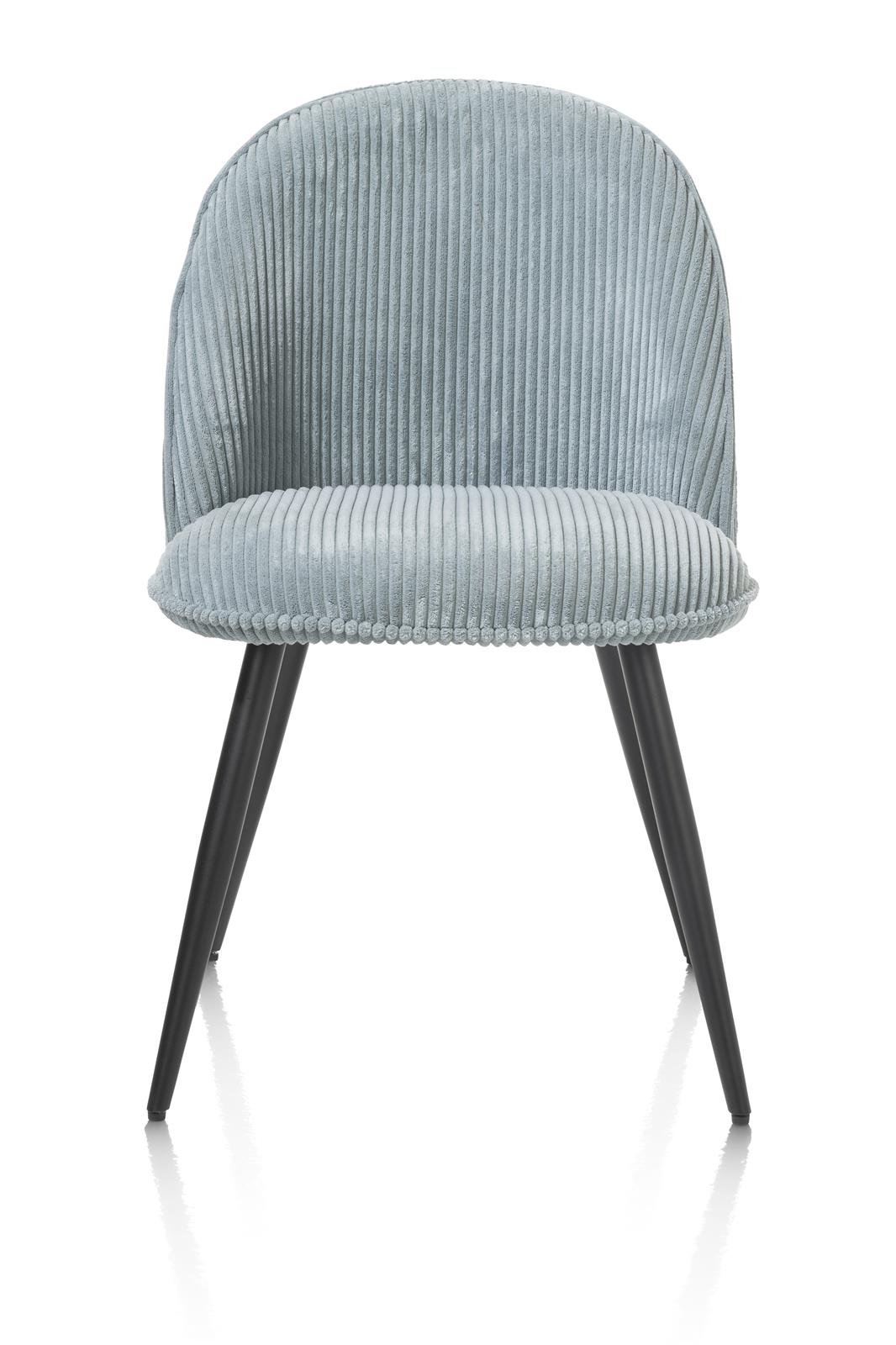 Habufa Stuhl  ca. B52 H85 T63 cm in Stoff Rivas hellblau