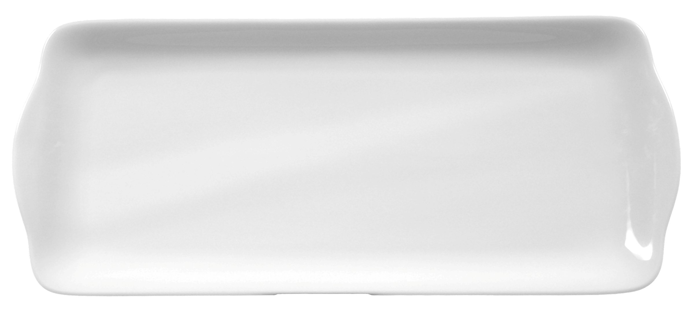 Seltmann Weiden Kuchenplatte eckig 35x15 cm Rondo/Liane 7 weiß
