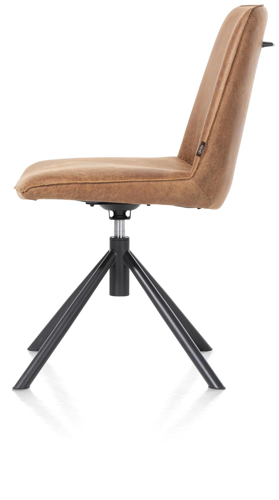 Henders & Hazel Stuhl Brody Leder Corsica semi cognac