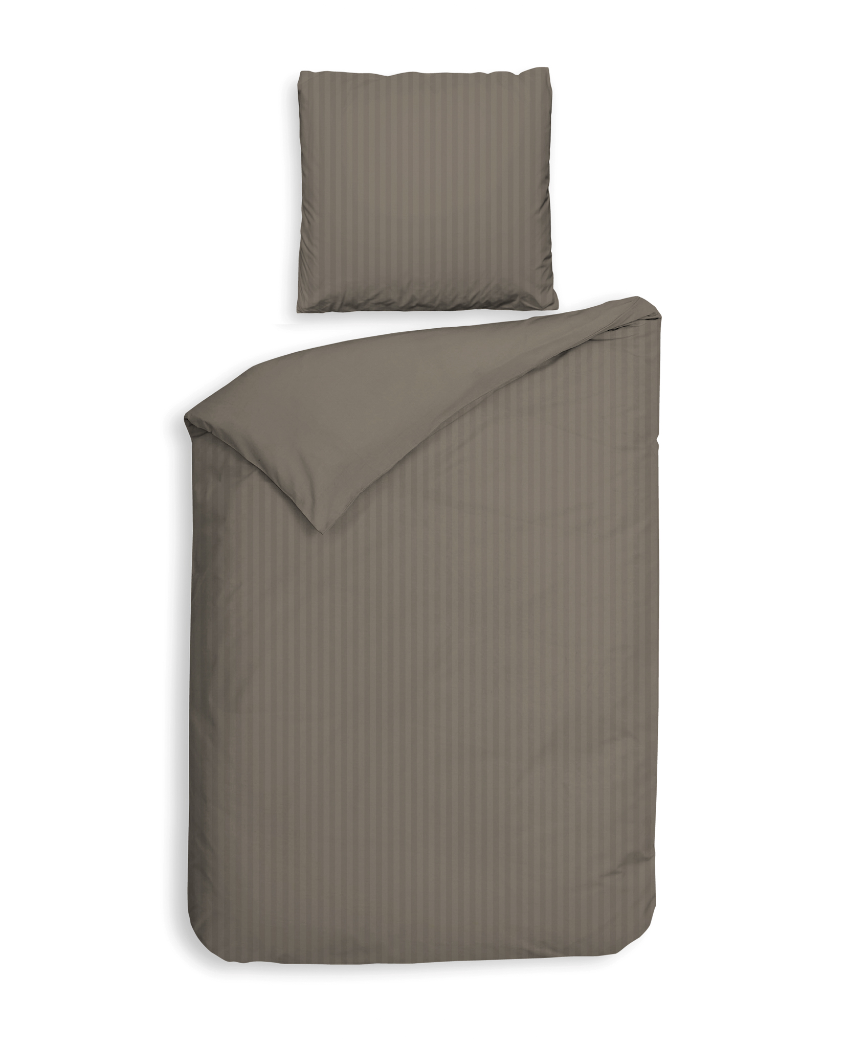 Heckettlane Bettwäsche ca. 135x200cm in Farbe Taupe-Grey