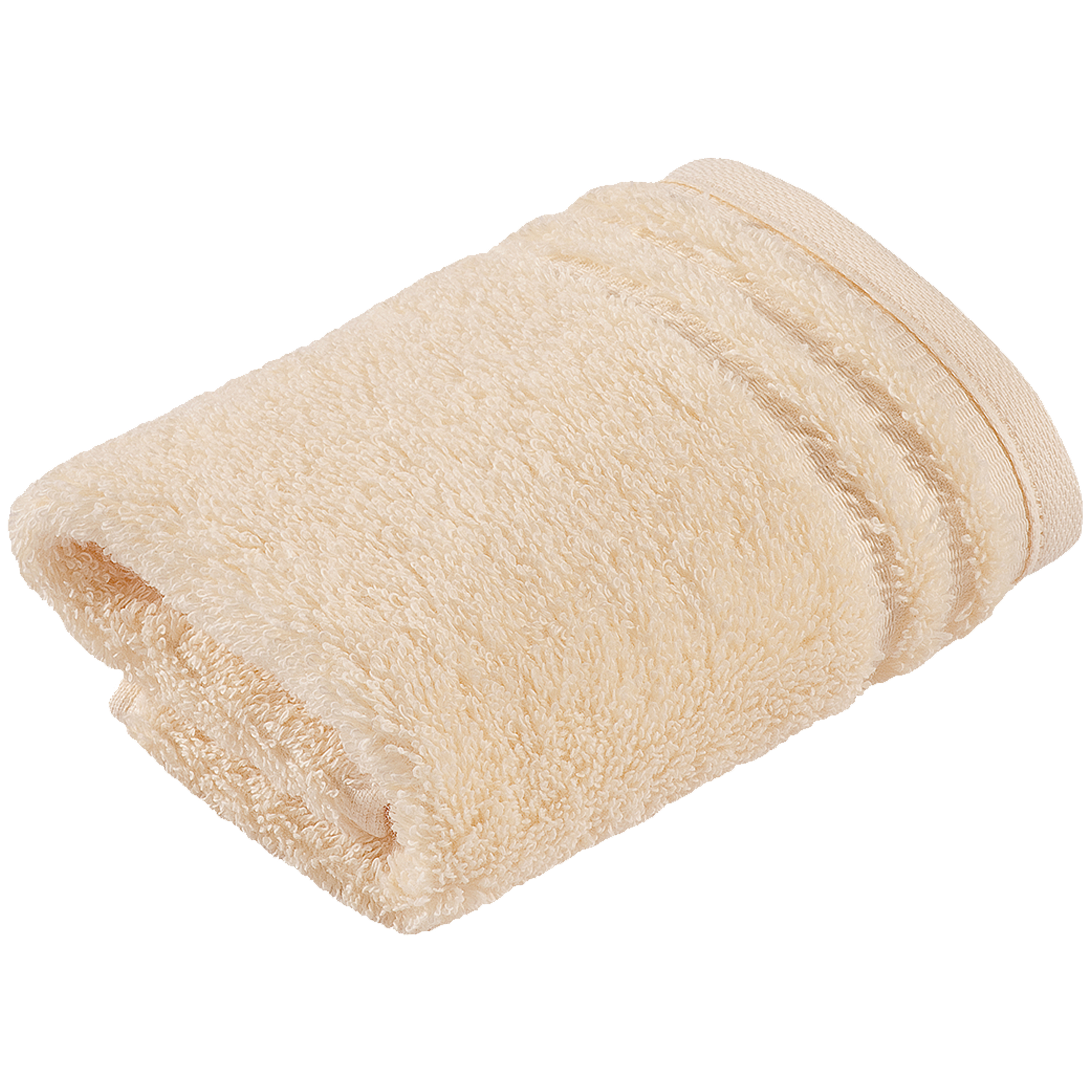 Vossen Seiftuch Vienna Style Supersoft ca. 30x30cm in Farbe chamois