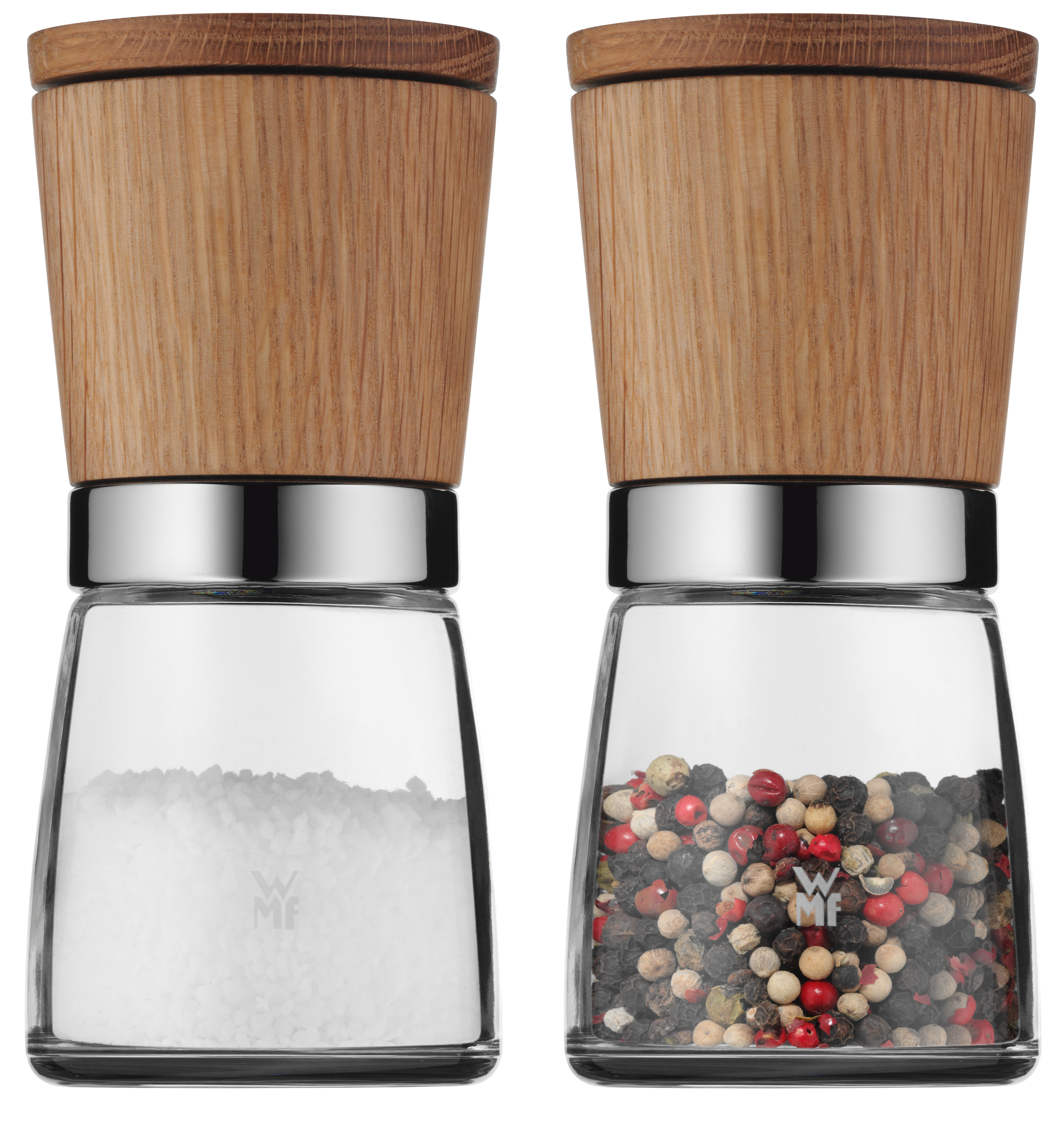 WMF Nature Gewürzmühlen-Set, 2-teilig in braun