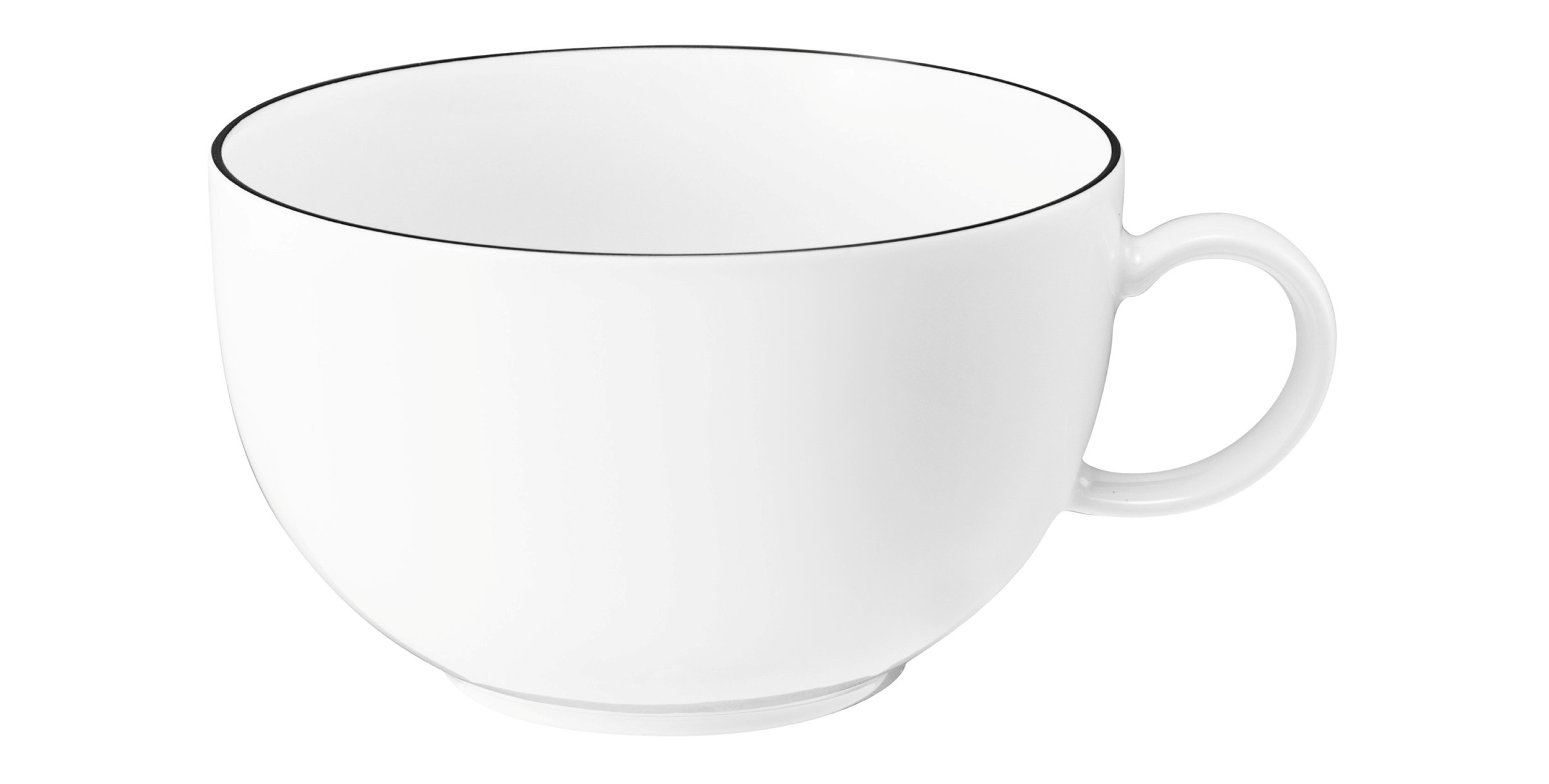 Seltmann Weiden Milchkaffeeobertasse 0,35 l Lido 10826 Black Line