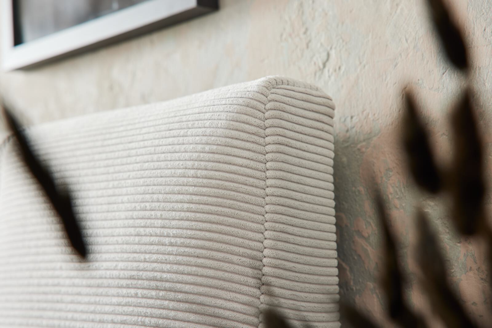 Interliving Boxspringbett IL 1418 ca. 180x200cm in Stoff Feincord silver