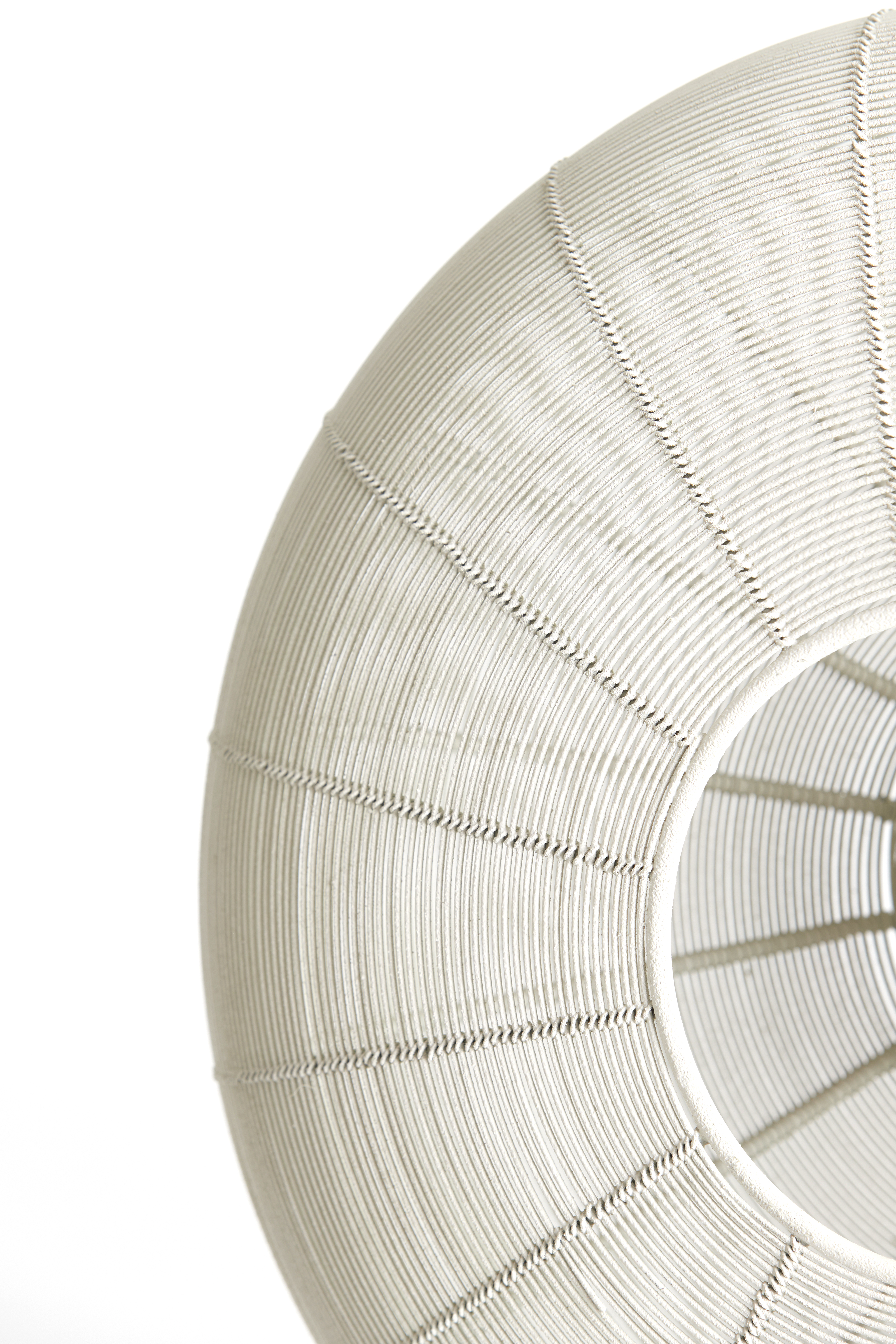 Deckenleuchte  Durchm. 40x17cm in creme matt
