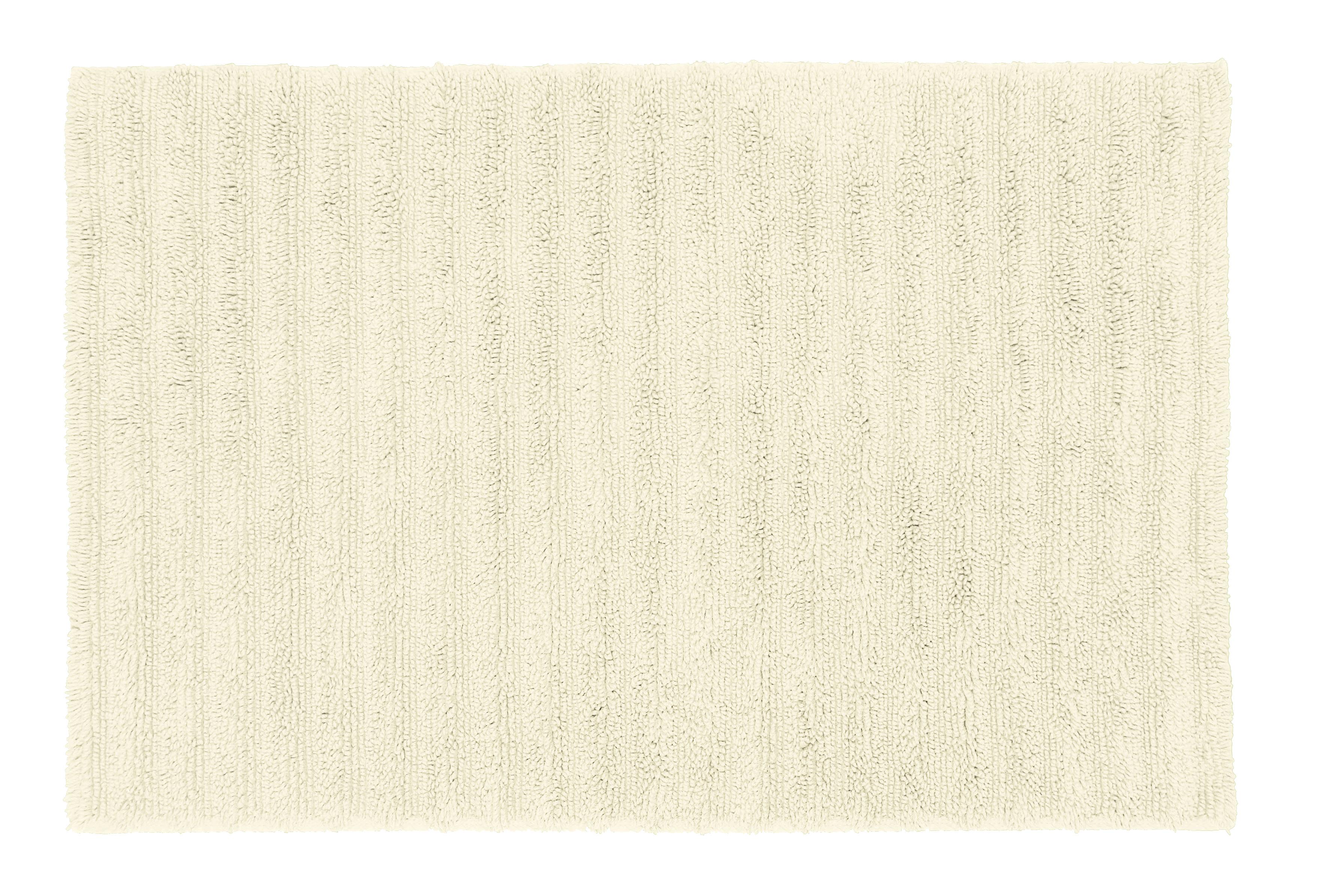 Kleine Wolke Badteppich YARA ca. 70x120cm in Farbe Natur