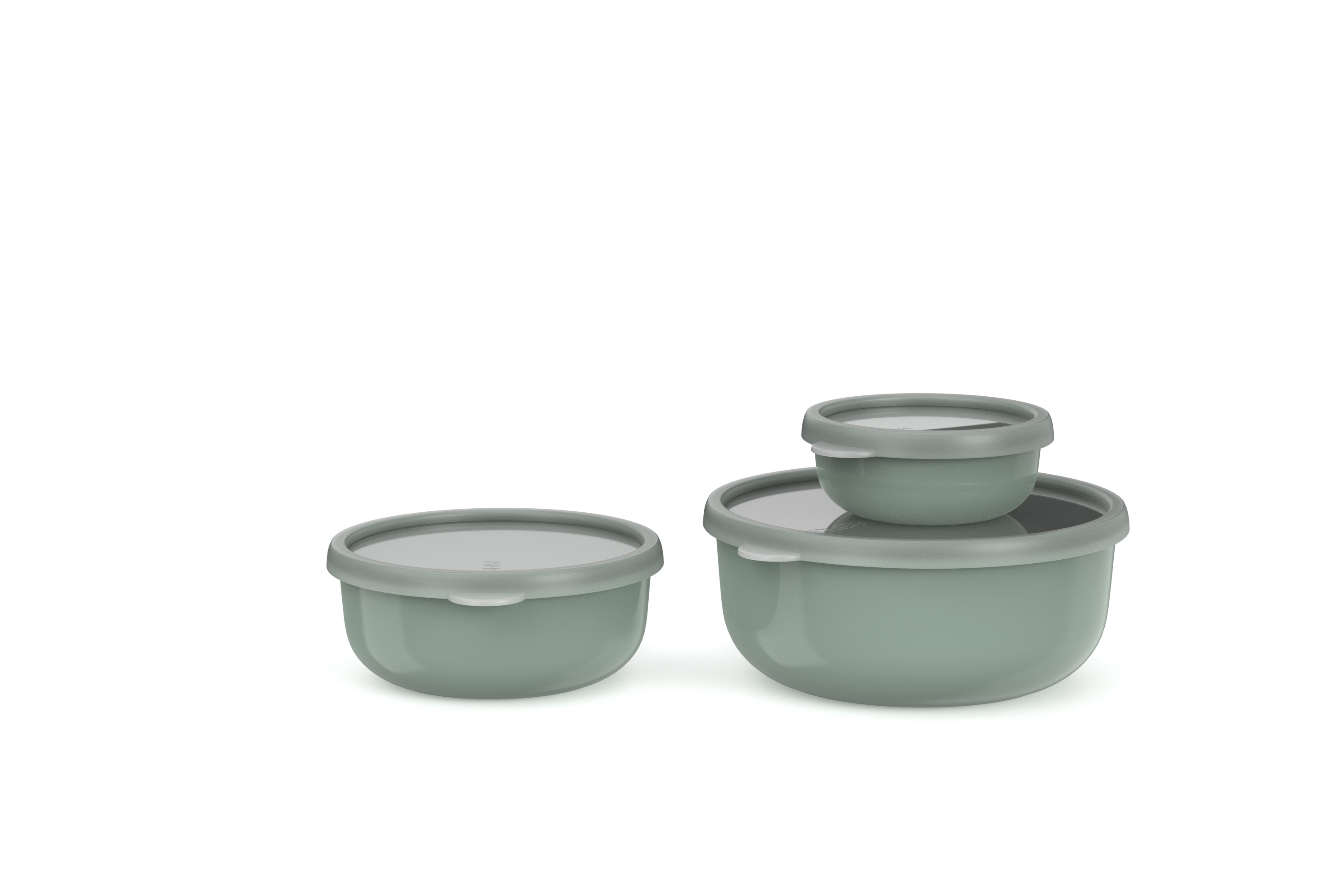 Mepal Set Lumina 3-teilig 250 + 750 + 1500 ml in Farbe Nordic Sage