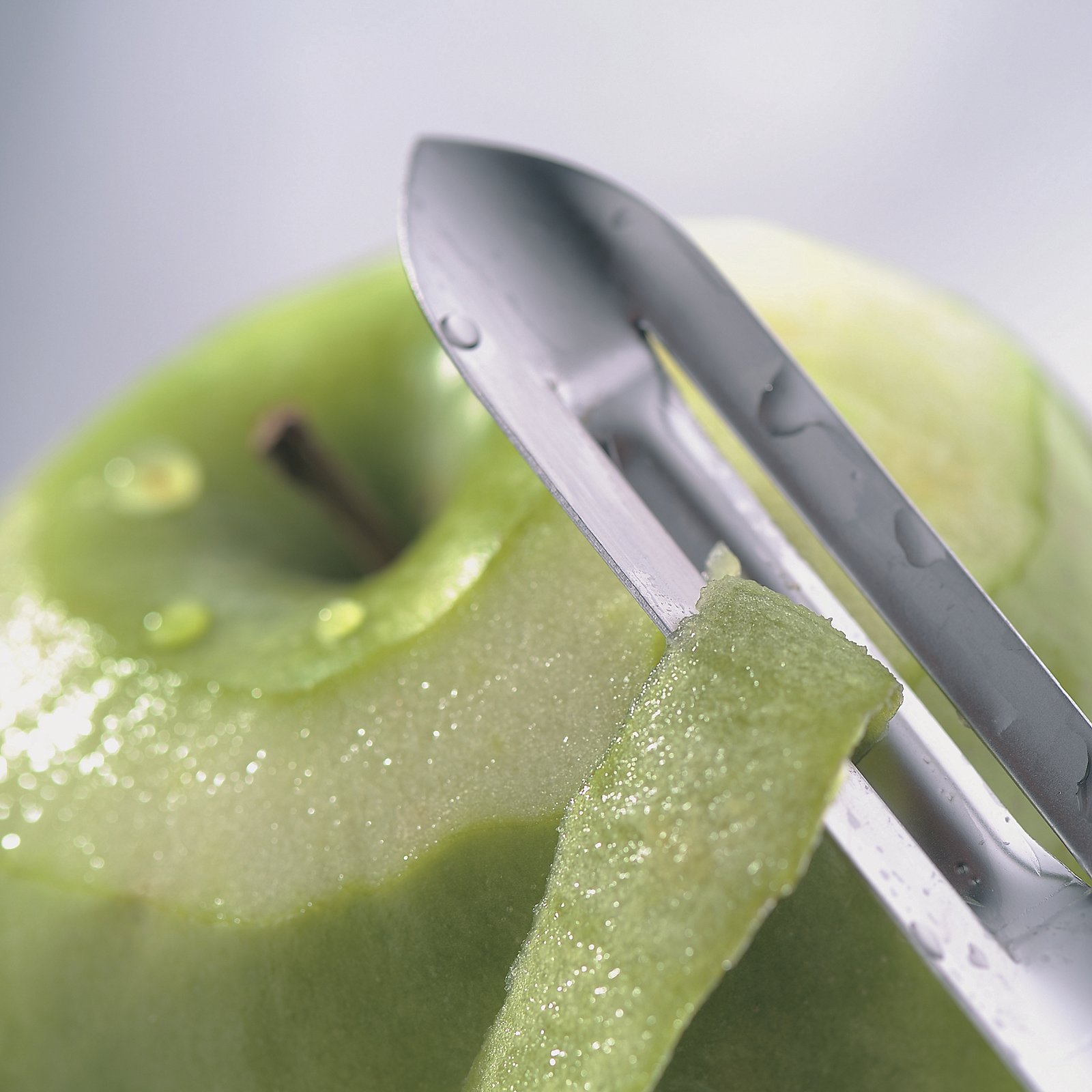 Kela Sparschäler Rondo RONDO in Silber Glänzend, Pflanze, Küchenutensilien