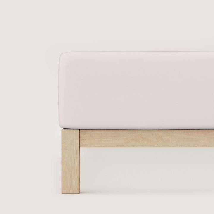 Schlafgut Pure Boxspring Spannbettlaken ca. 120x200-130x220cm in Farbe Sand Light