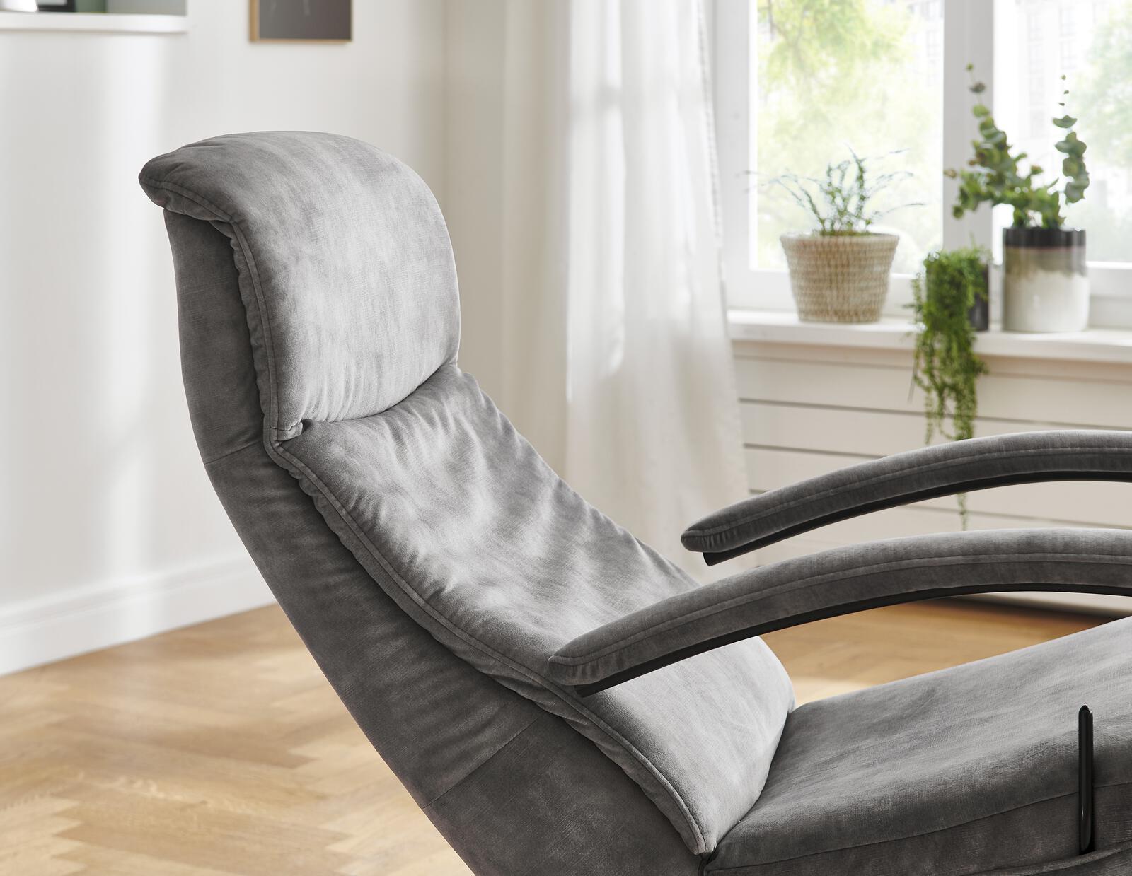Modulmaster Relaxsessel MM-ZE1062 in Stoff Amira silver