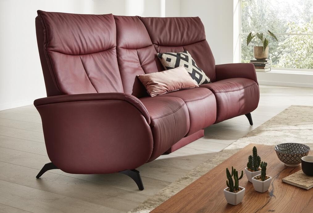 Interliving IL 4210 Trapezsofa in Longlife Leder Barolo
