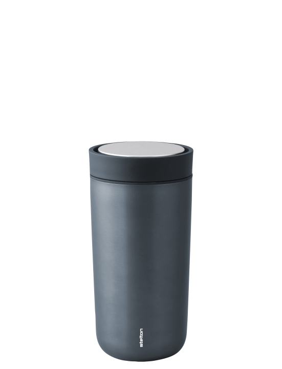 Stelton Thermobecher To Go Click 0,4 Liter in Farbe dark blue metallic
