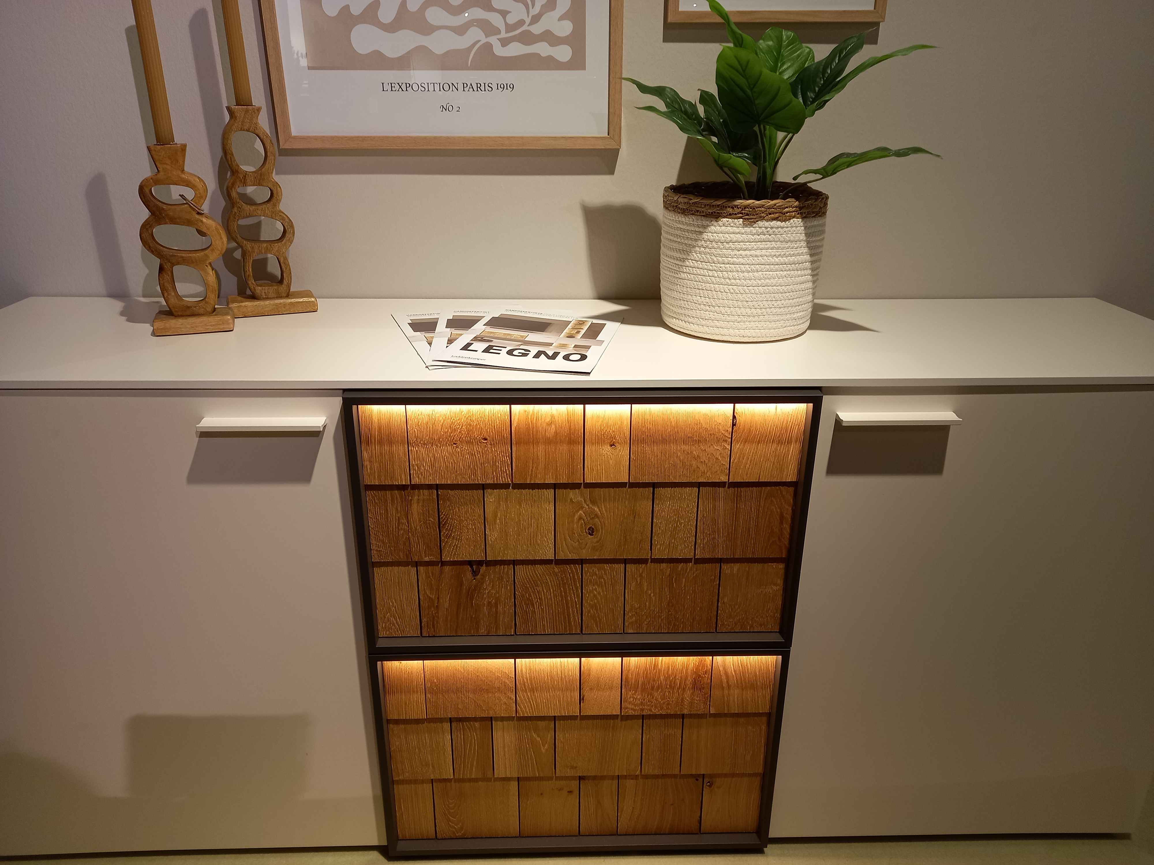 Sideboard  in Lack bianco weiß matt