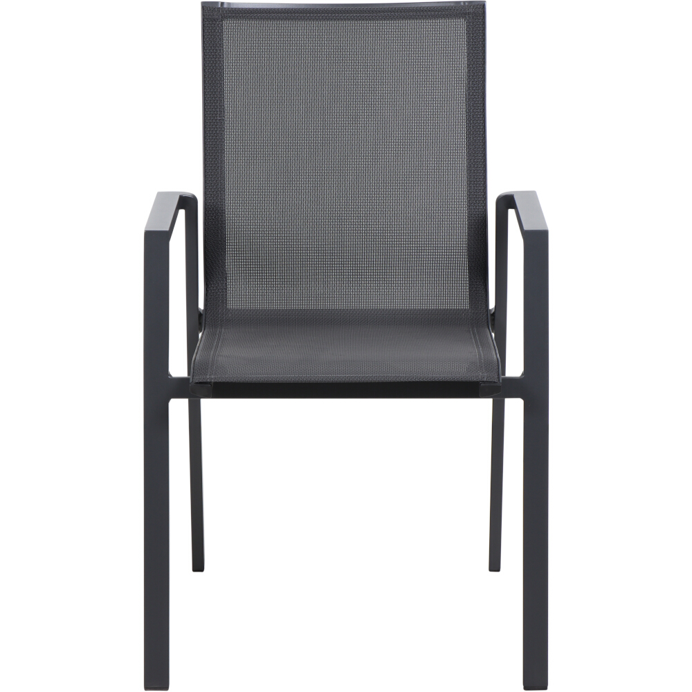 Stapelsessel RENO mit Ranotex-Gewebe in grau, Moebel, Stuhl, Sessel