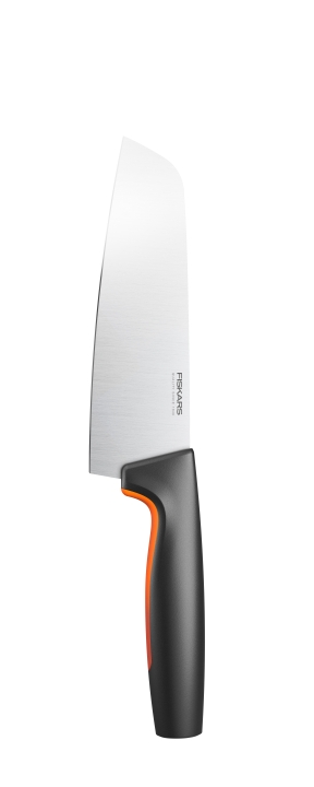 Fiskars Santoku-Messer FUNCTIONAL FORM 35cm in Farbe Black/Orange