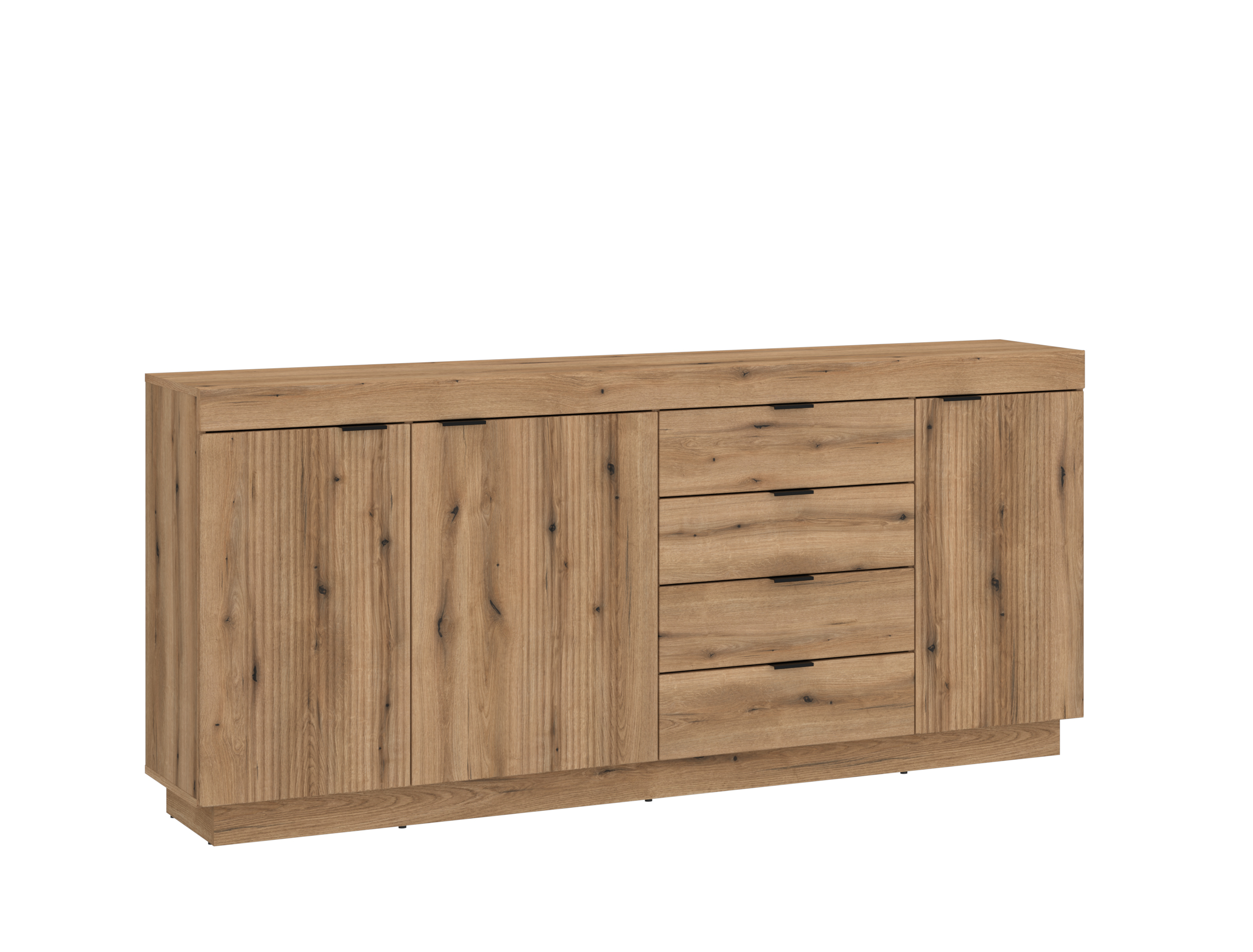 Sideboard DELAMAR ca. 186x86x40cm in Front/Korpus Coast Evoke Eiche